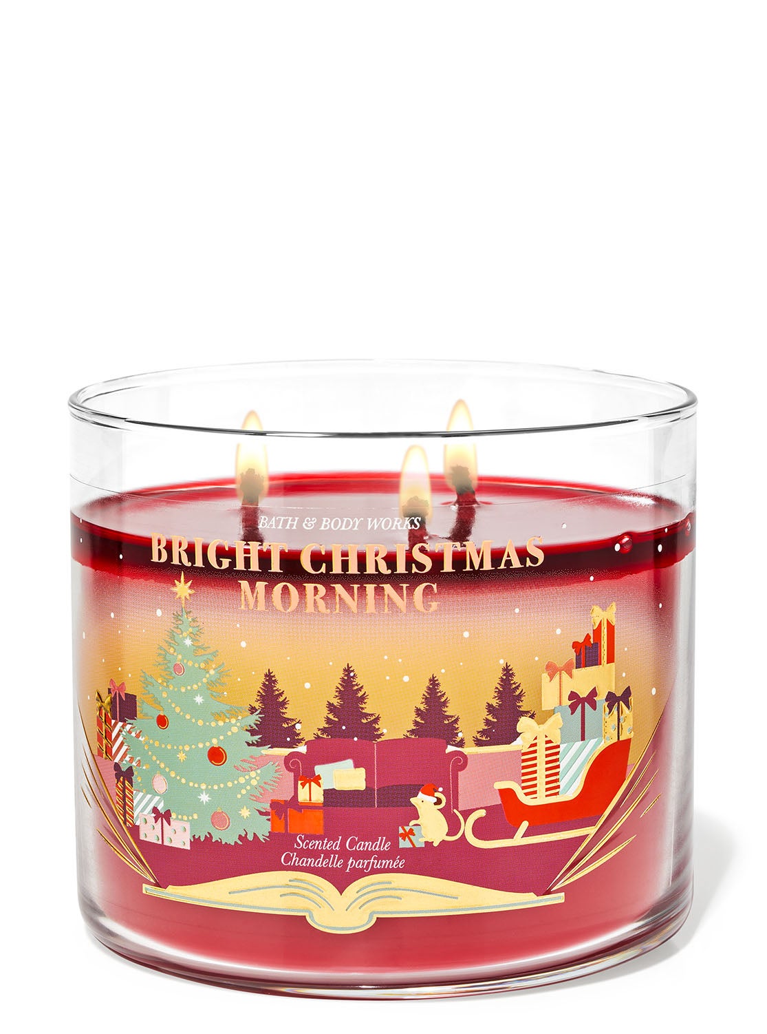 Bright Christmas Morning 3Wick Candle Bath and Body Works