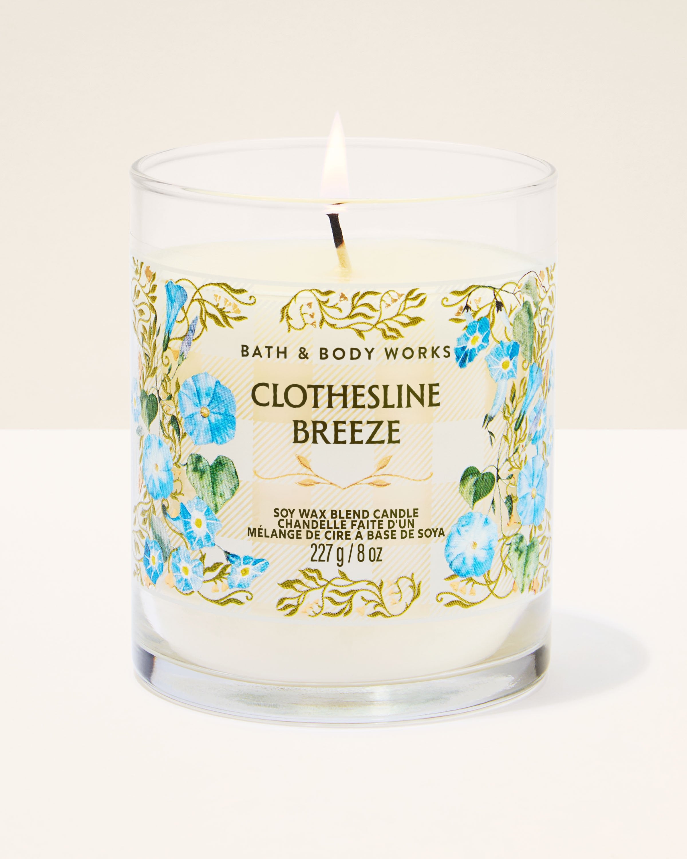 Clothesline Breeze Single Wick Candle