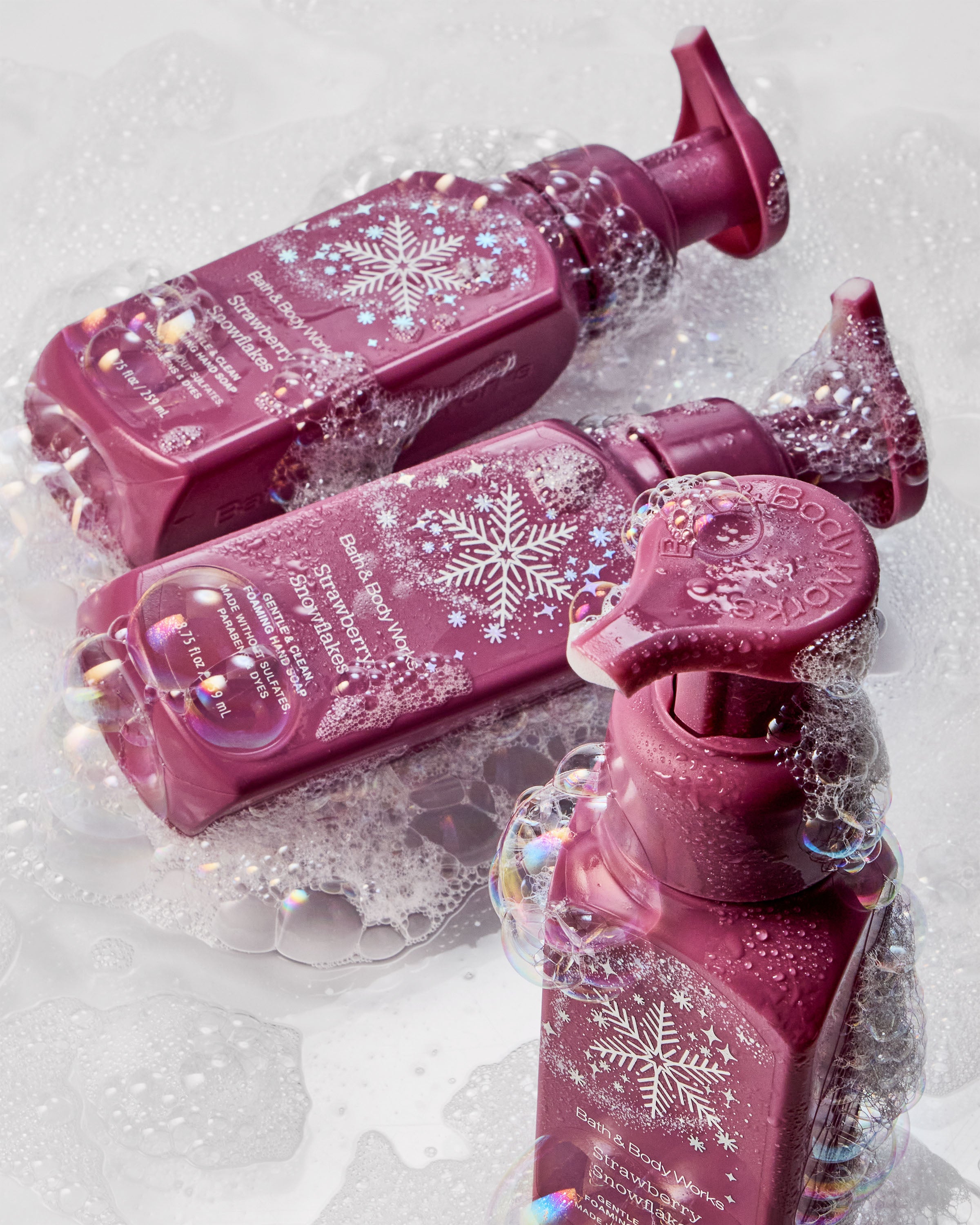 Strawberry Snowflakes Gentle & Clean Foaming Hand Soap