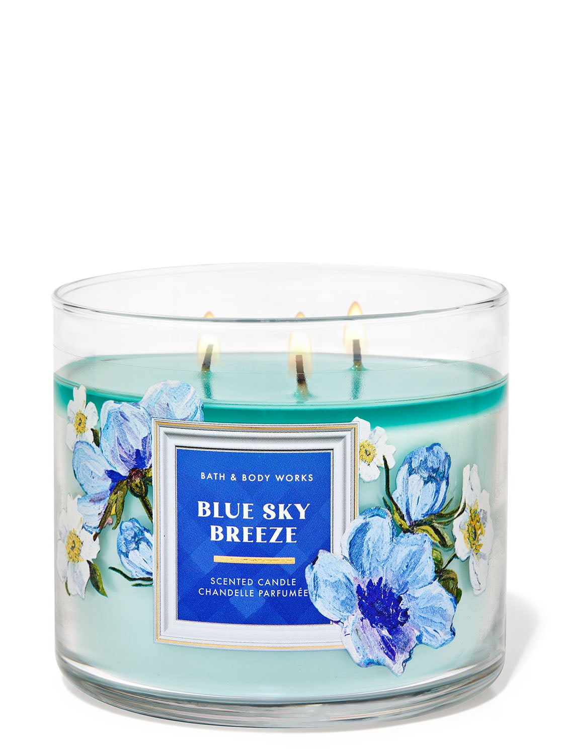 Blue Sky Breeze 3Wick Candle Bath and Body Works