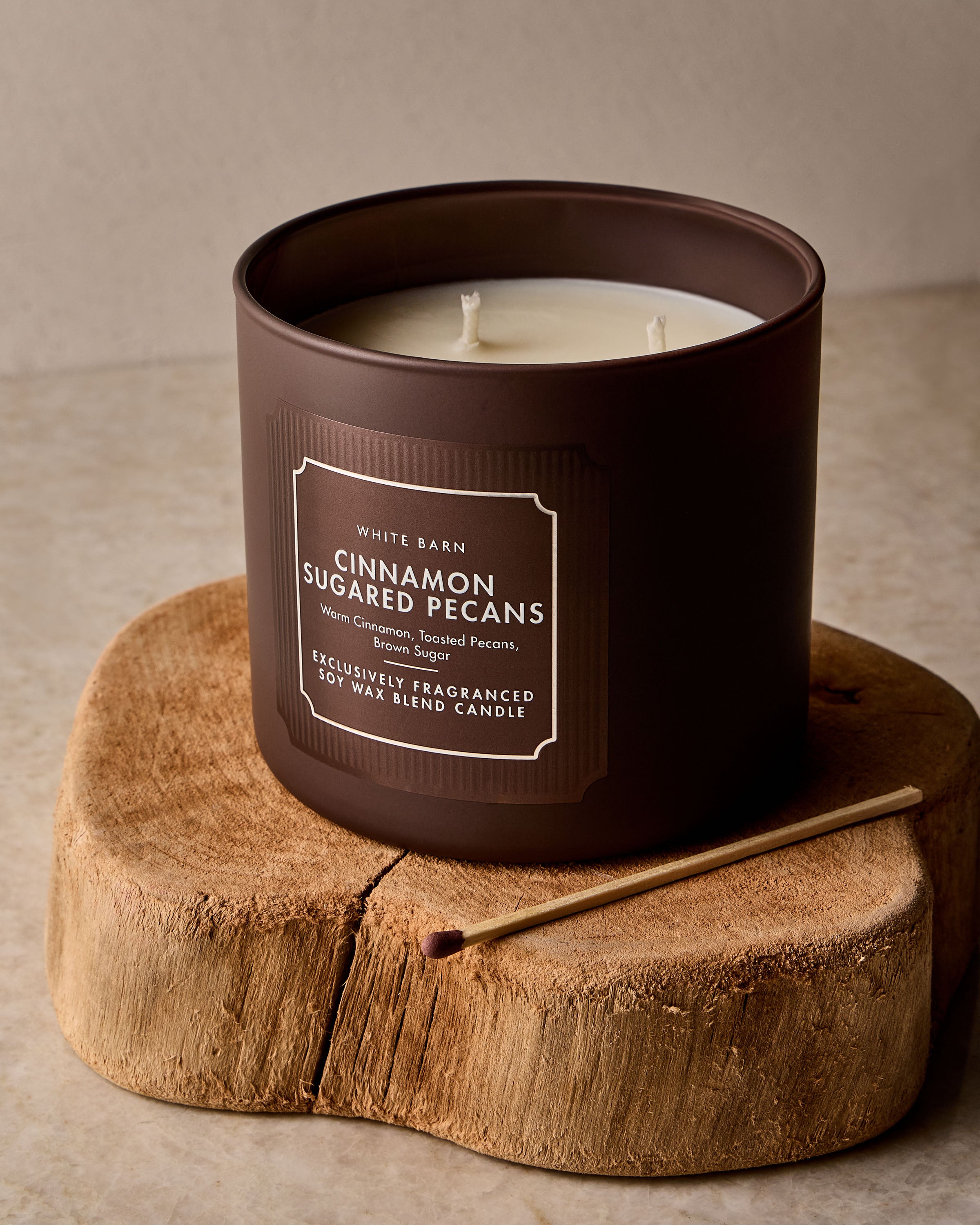 Cinnamon Sugared Pecans 3-Wick Candle