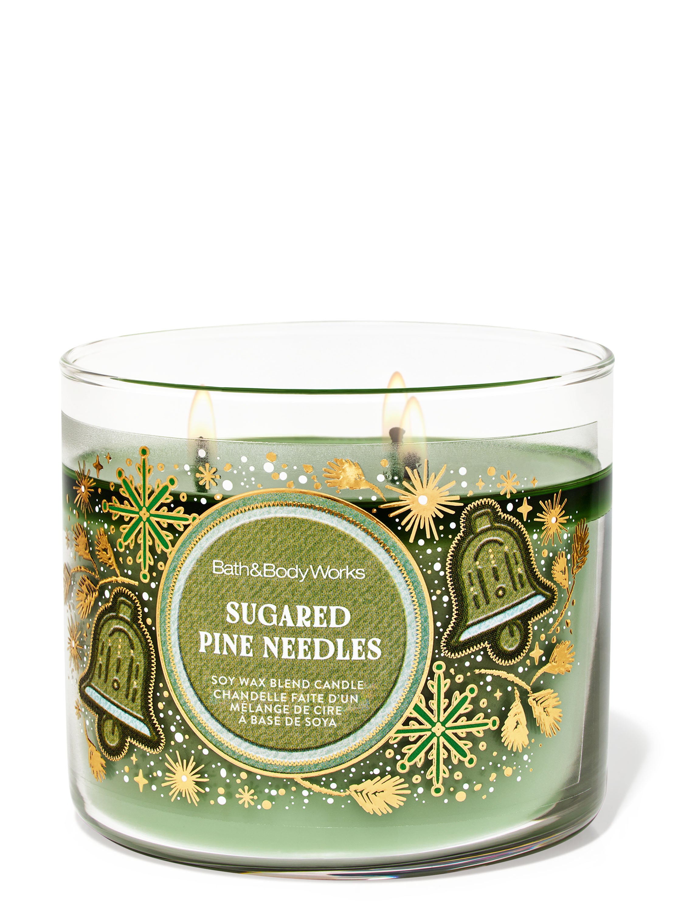 Sugared Pine Needles 3-Wick Candle