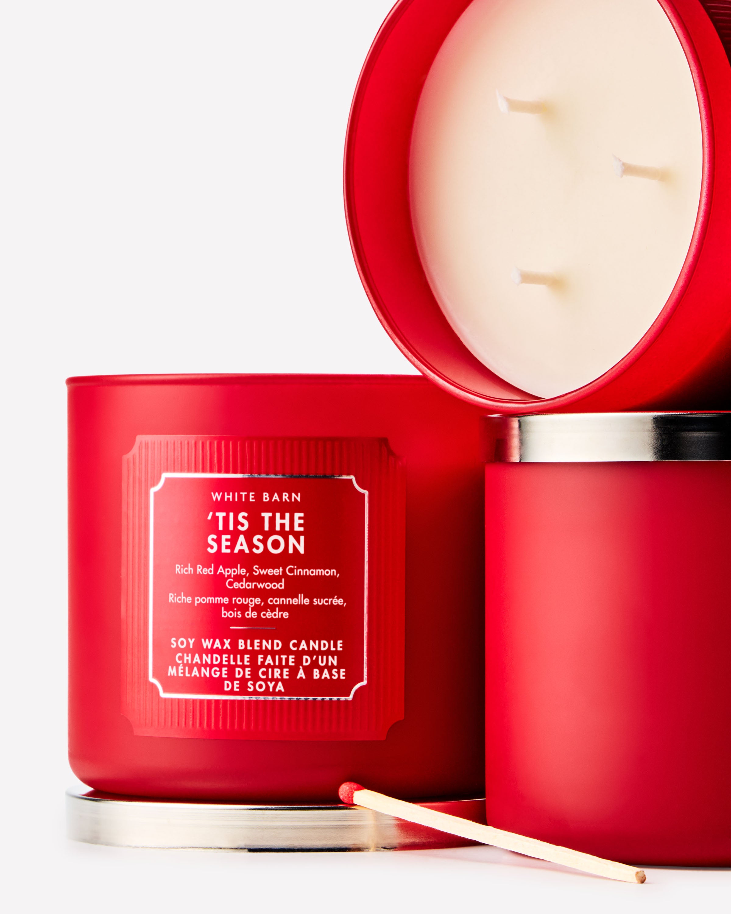 Tis the Season 3-Wick Candle
