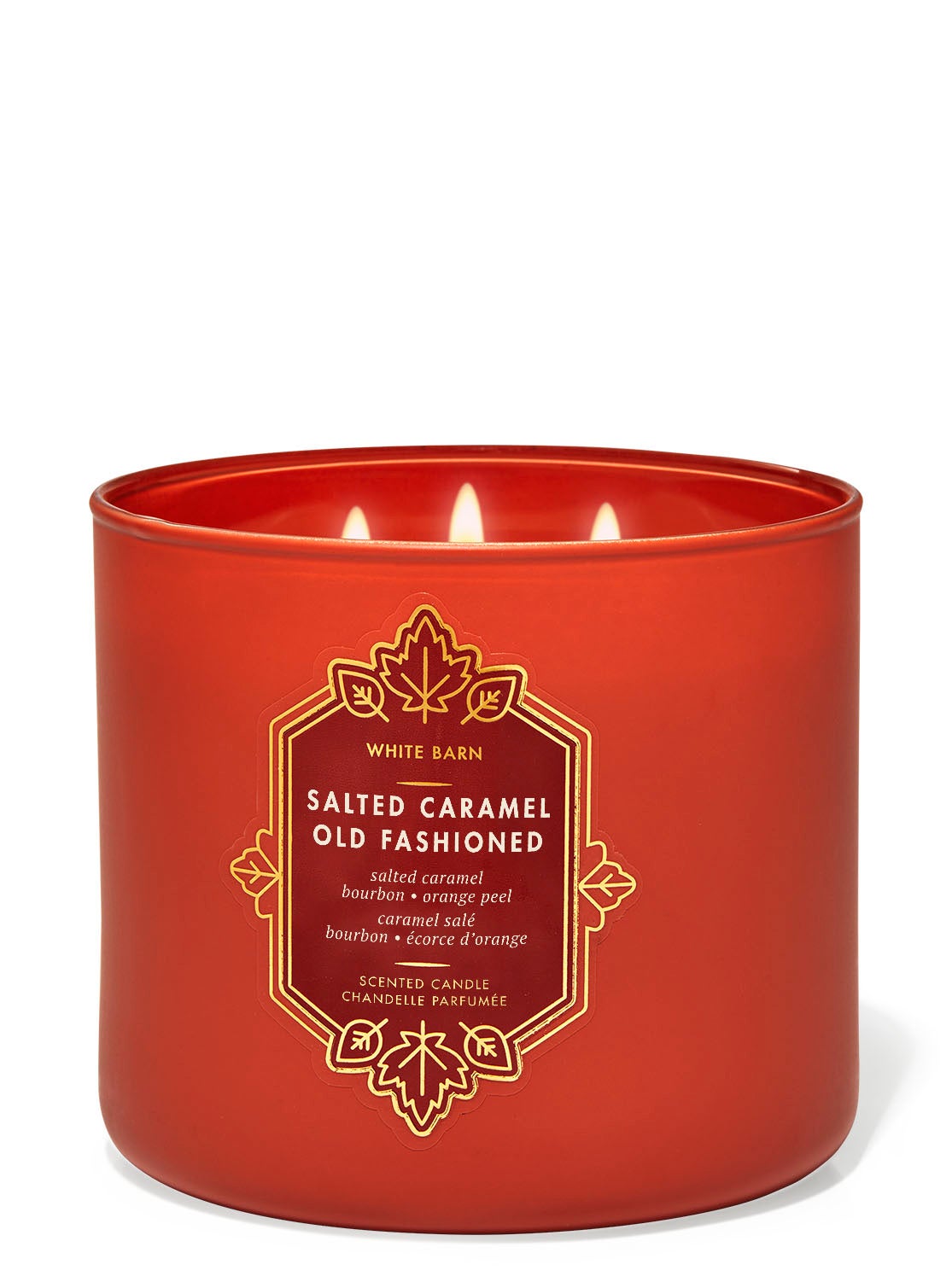 Salted Caramel Old Fashion 3Wick Candle Bath and Body Works