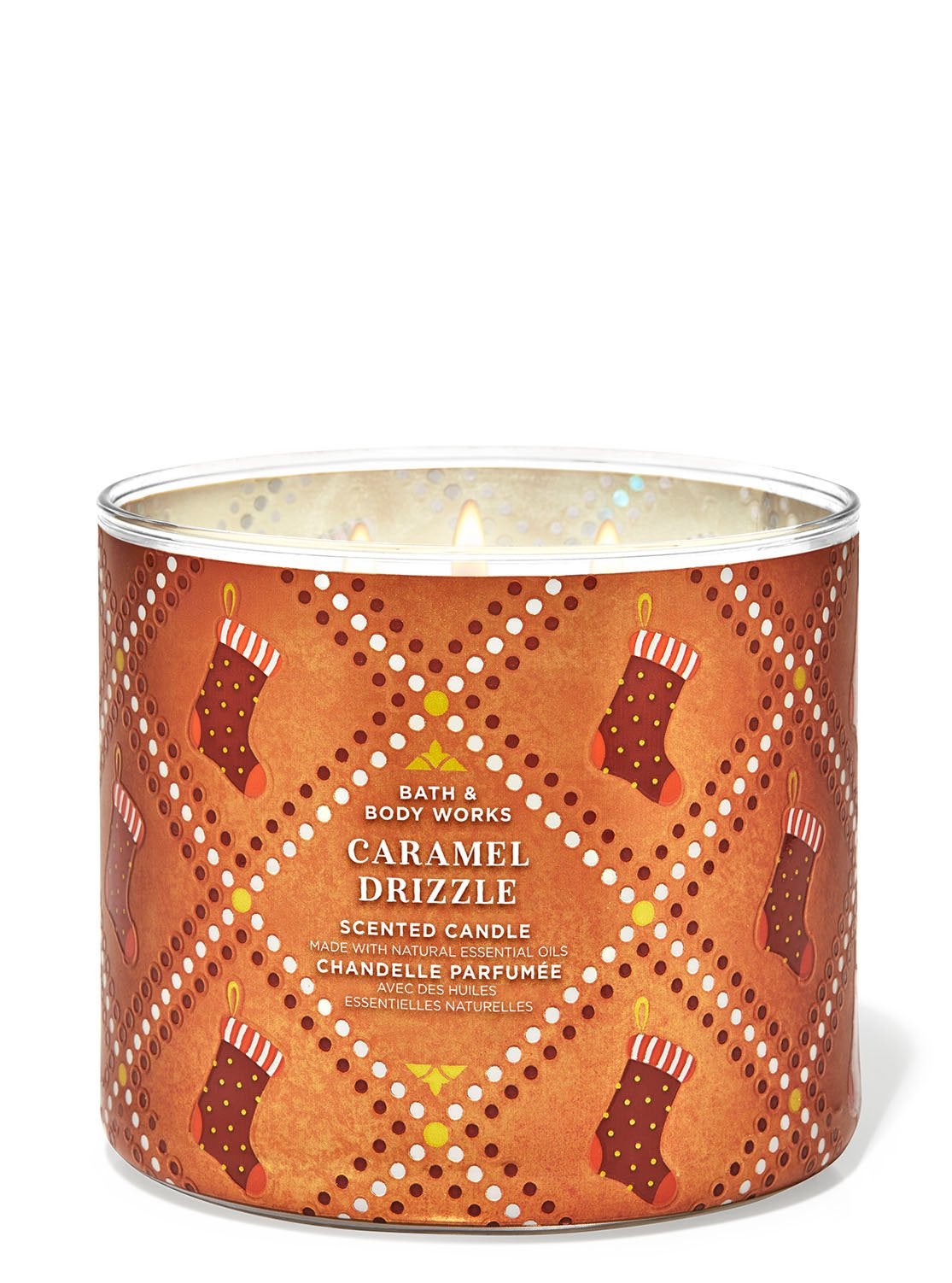 Caramel Drizzle 3Wick Candle Bath and Body Works