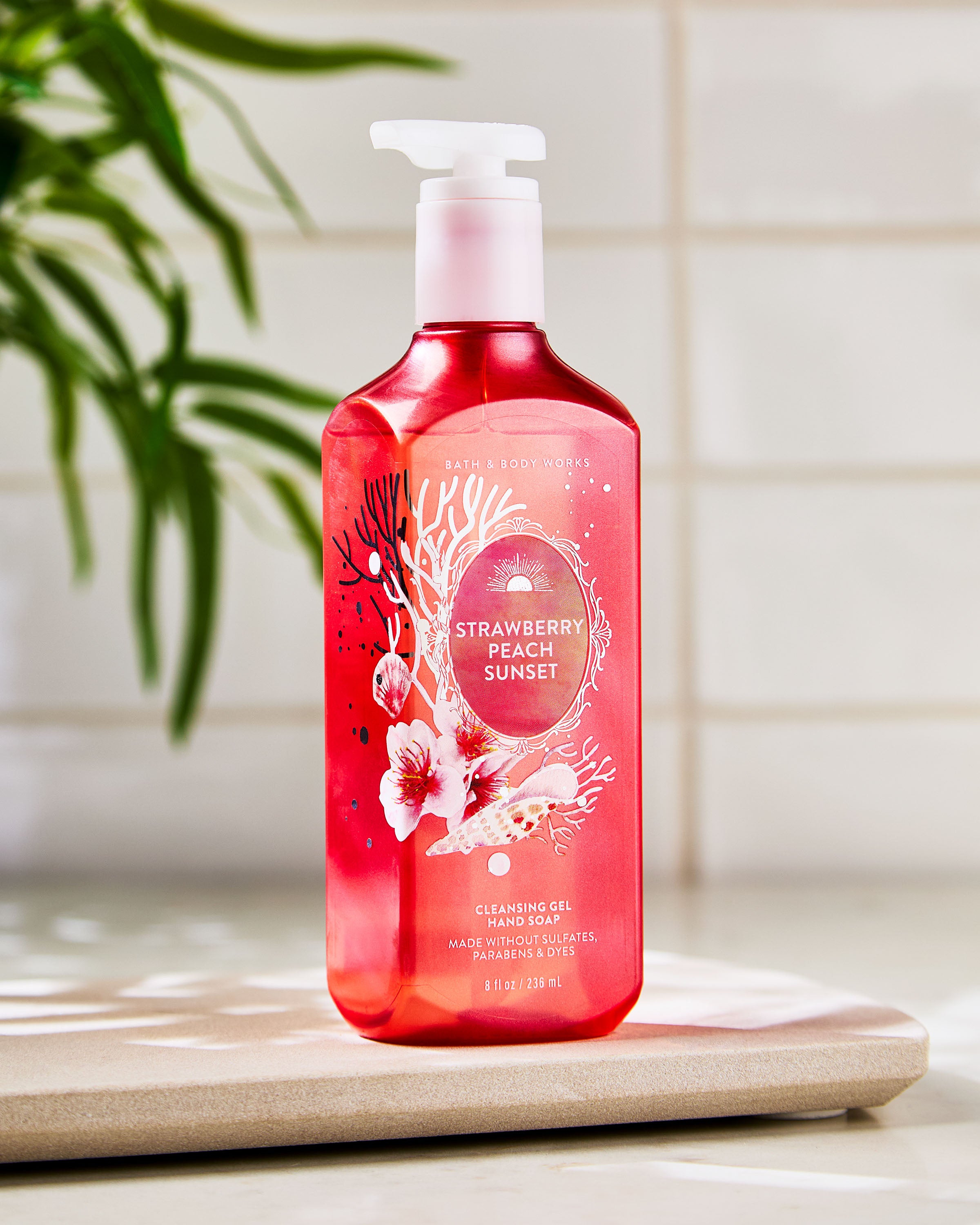 Strawberry Peach Sunset Cleansing Gel Hand Soap