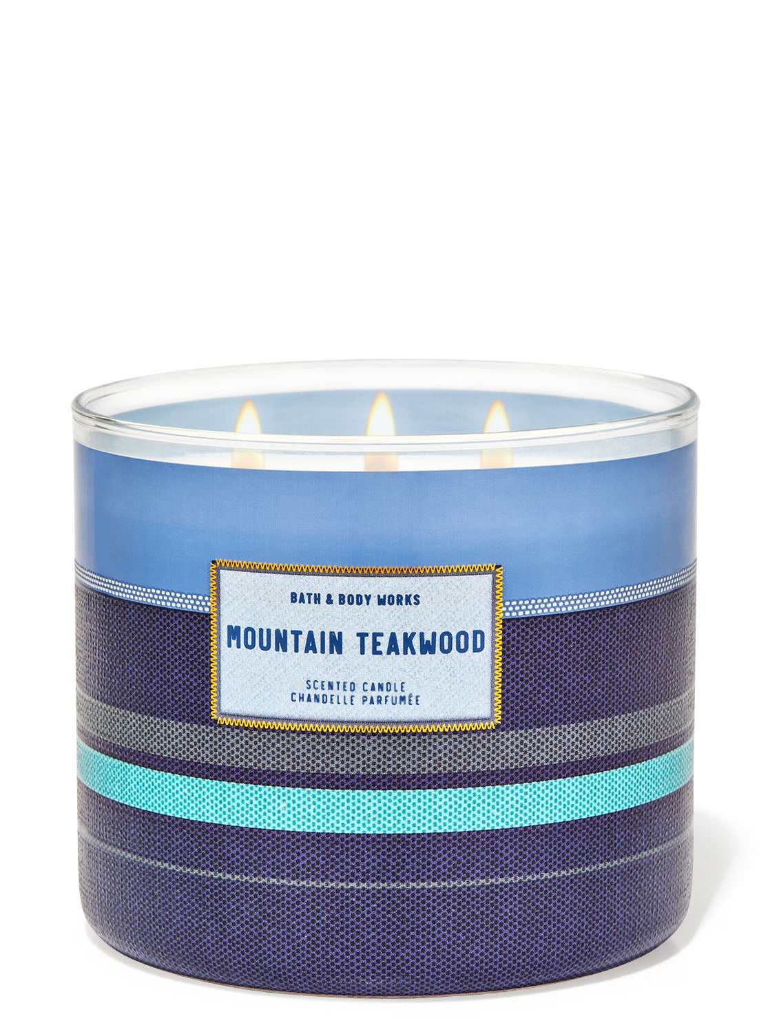Mountain Teakwood 3Wick Candle Bath and Body Works
