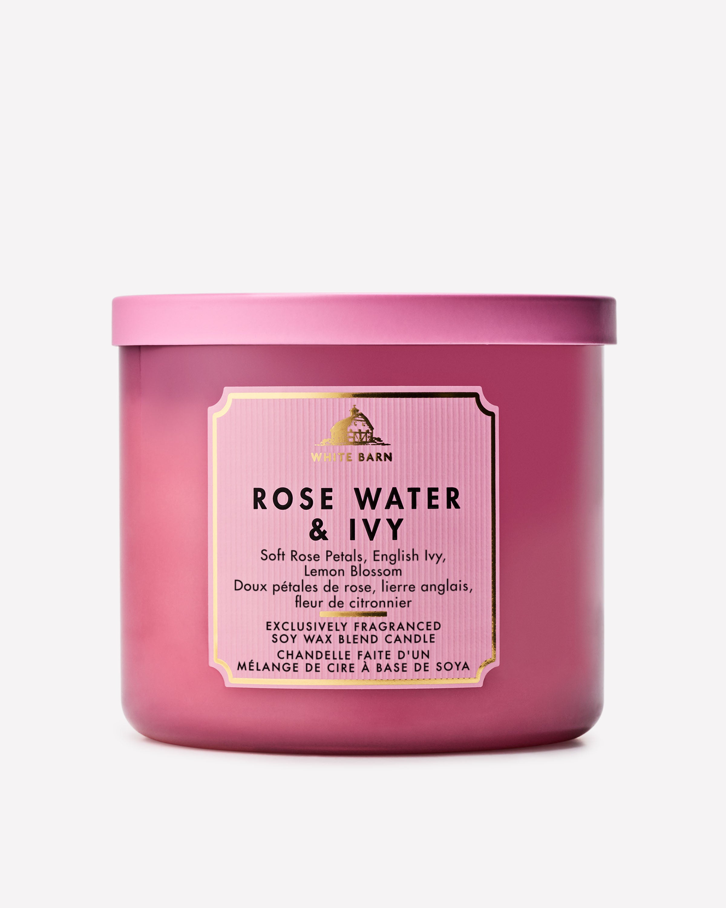 Rose Water & Ivy 3-Wick Candle