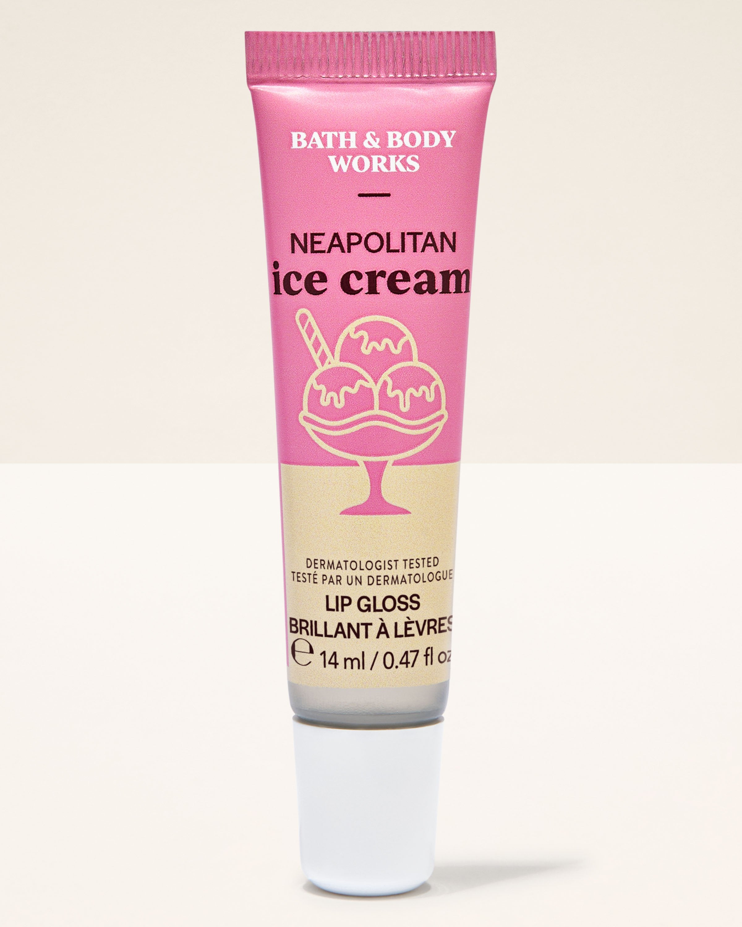 Neapolitan Ice Cream Lip Gloss