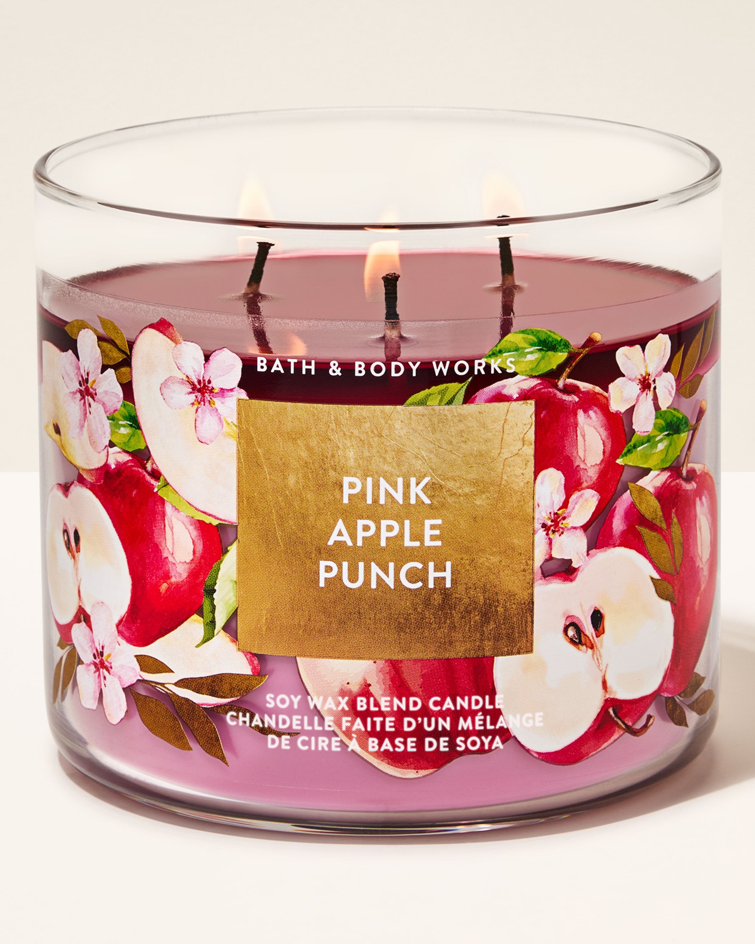 Pink Apple Punch 3-Wick Candle