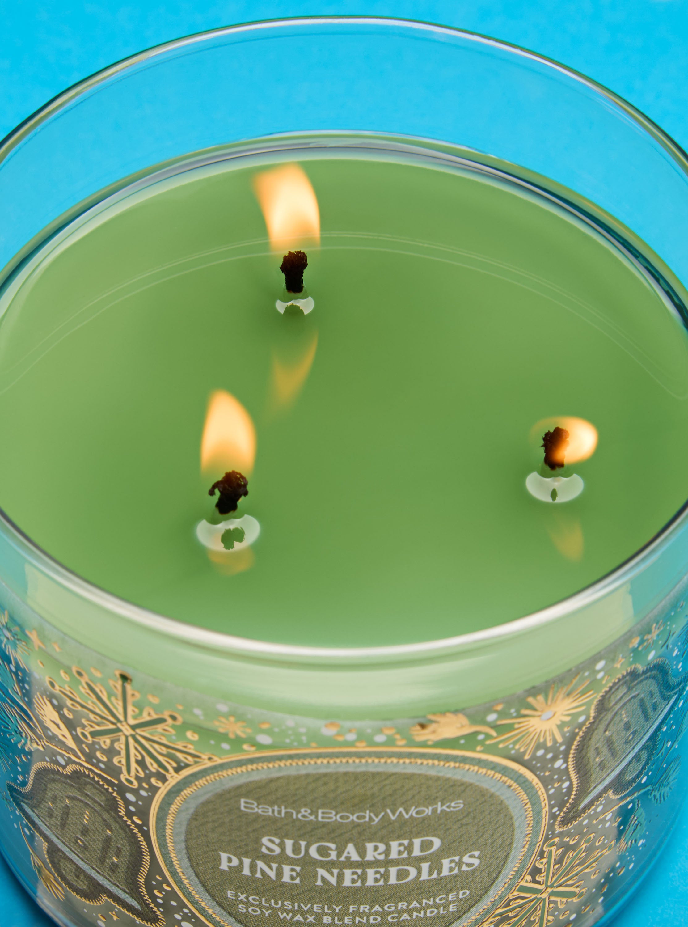 Sugared Pine Needles 3-Wick Candle
