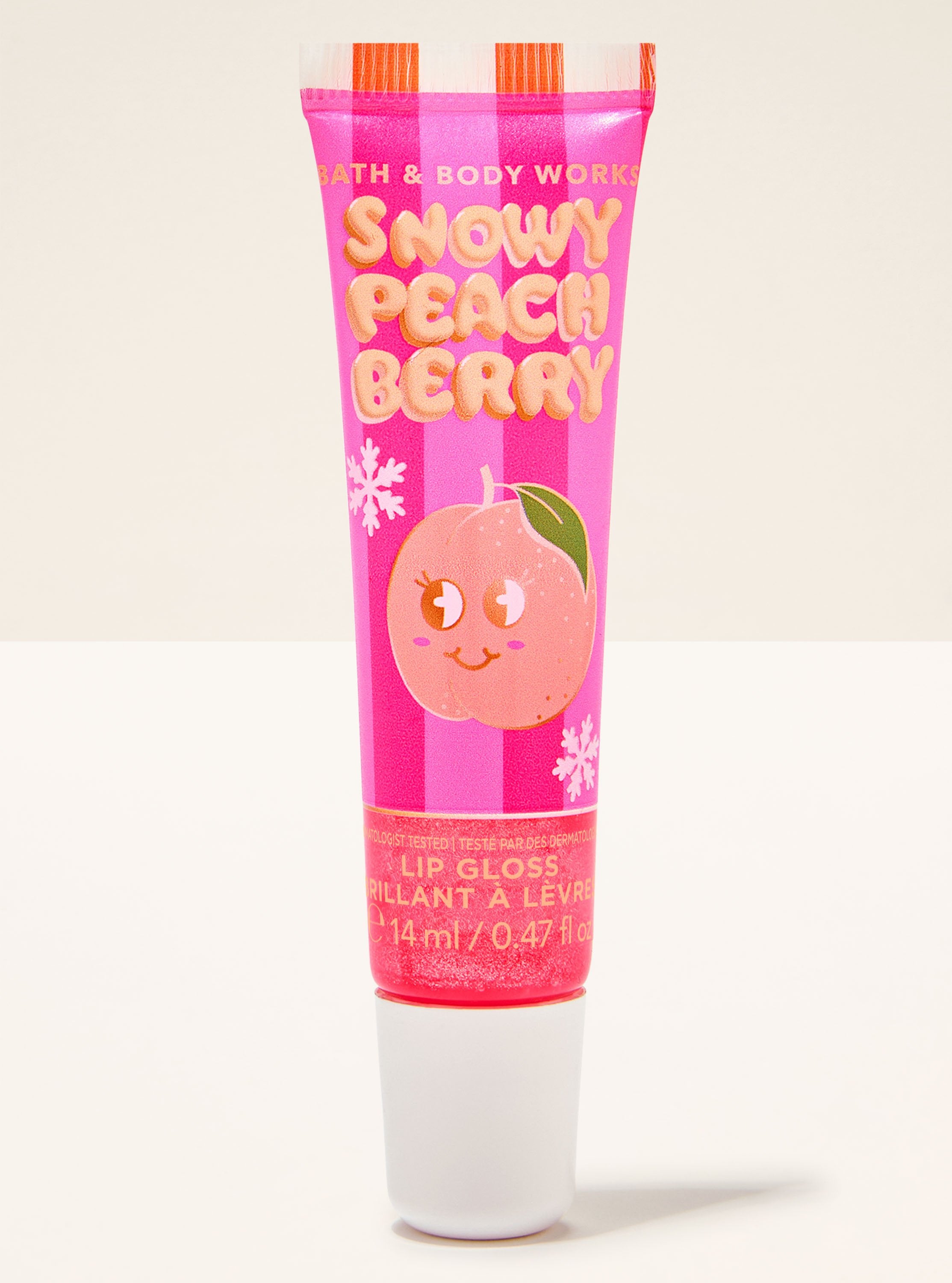 Snowy Peach Berry Lip Gloss