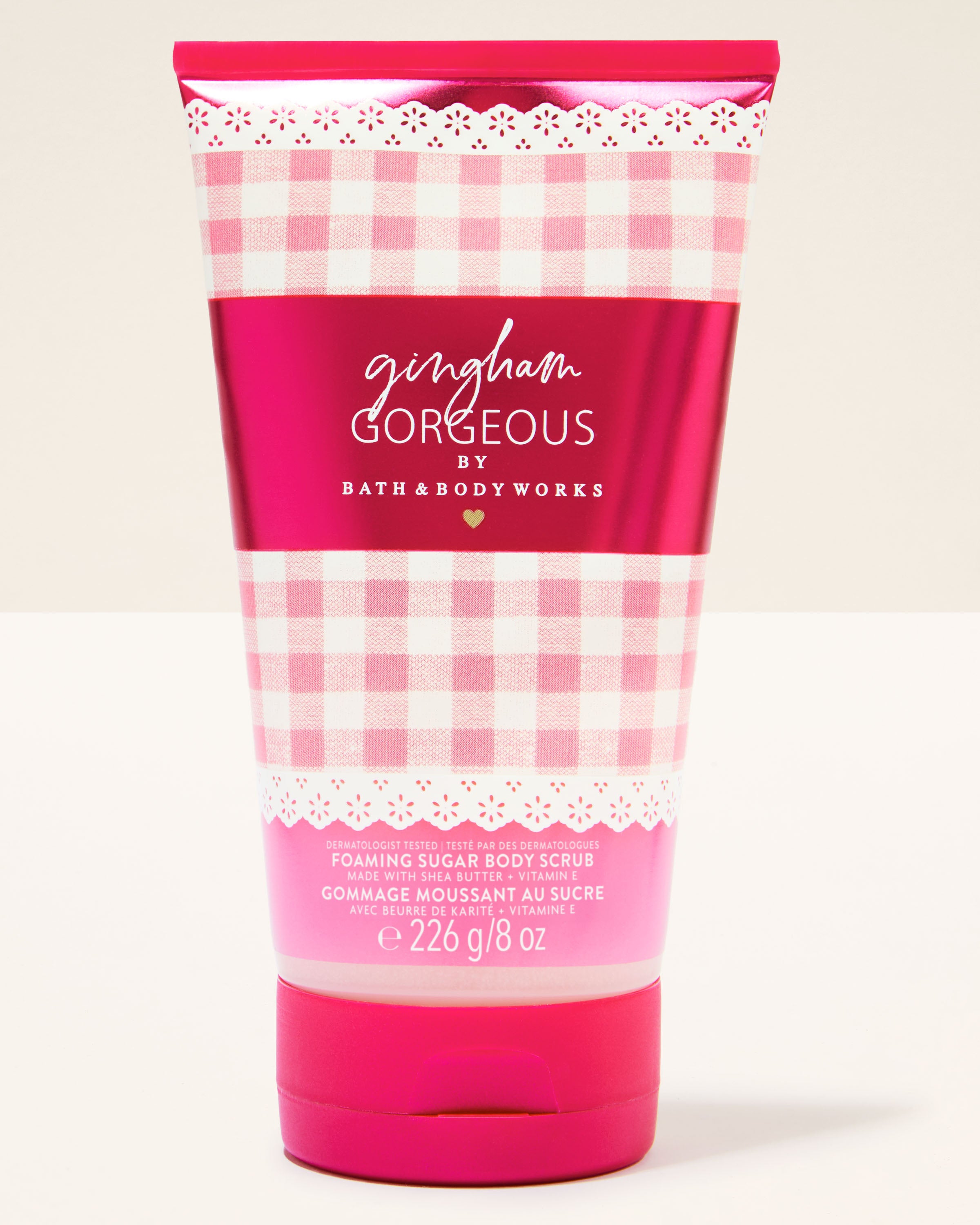 Gingham Gorgeous Foaming Sugar Body Scrub