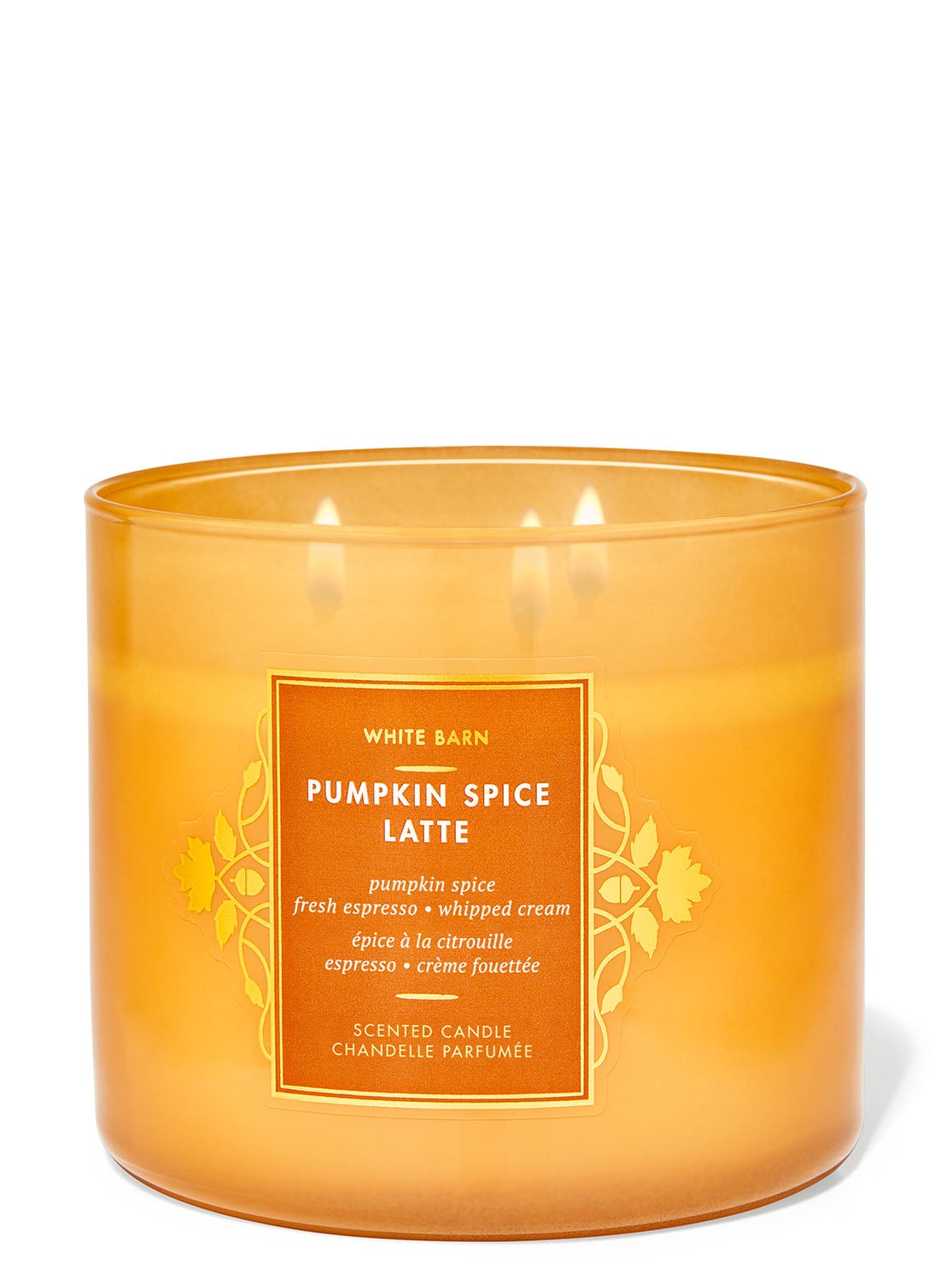 Pumpkin Spice Latte 3Wick Candle Bath and Body Works