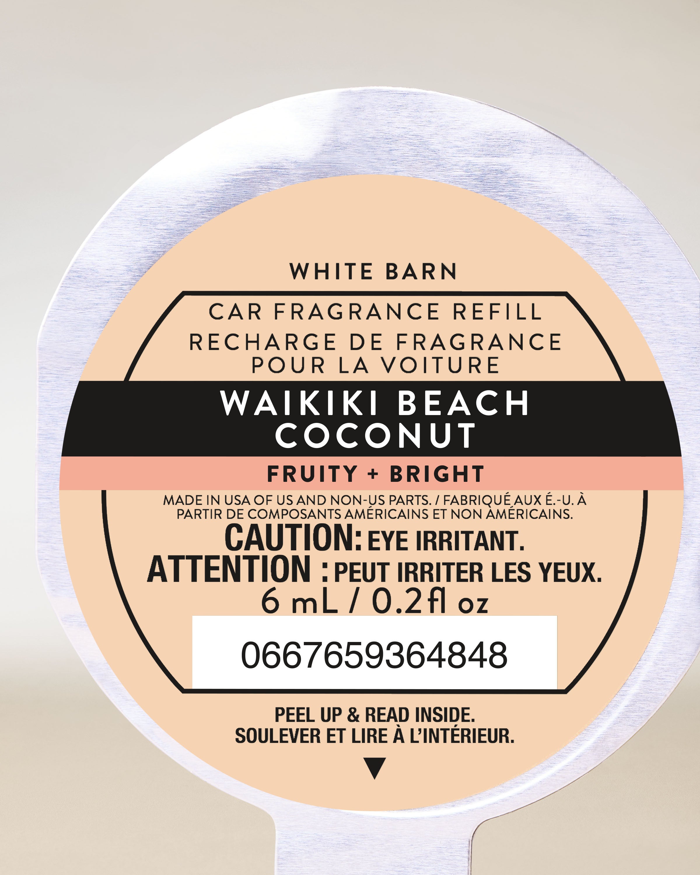 Waikiki Beach Coconut Car Fragrance Refill
