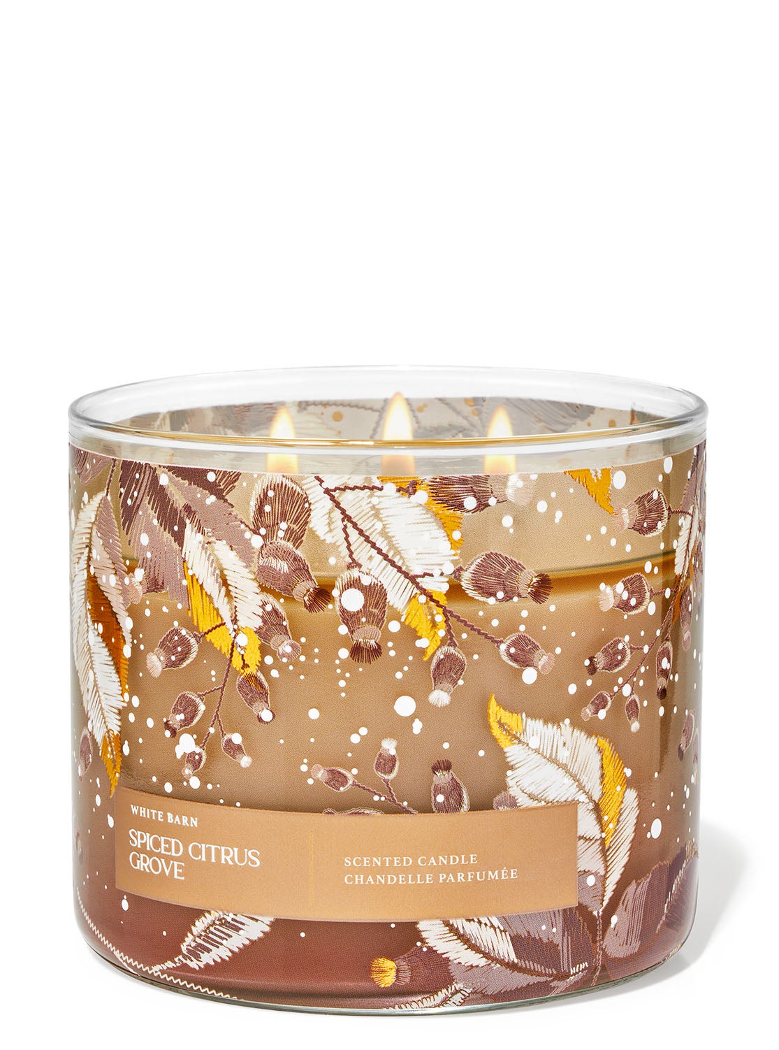 Spiced Citrus Grove 3Wick Candle Bath and Body Works