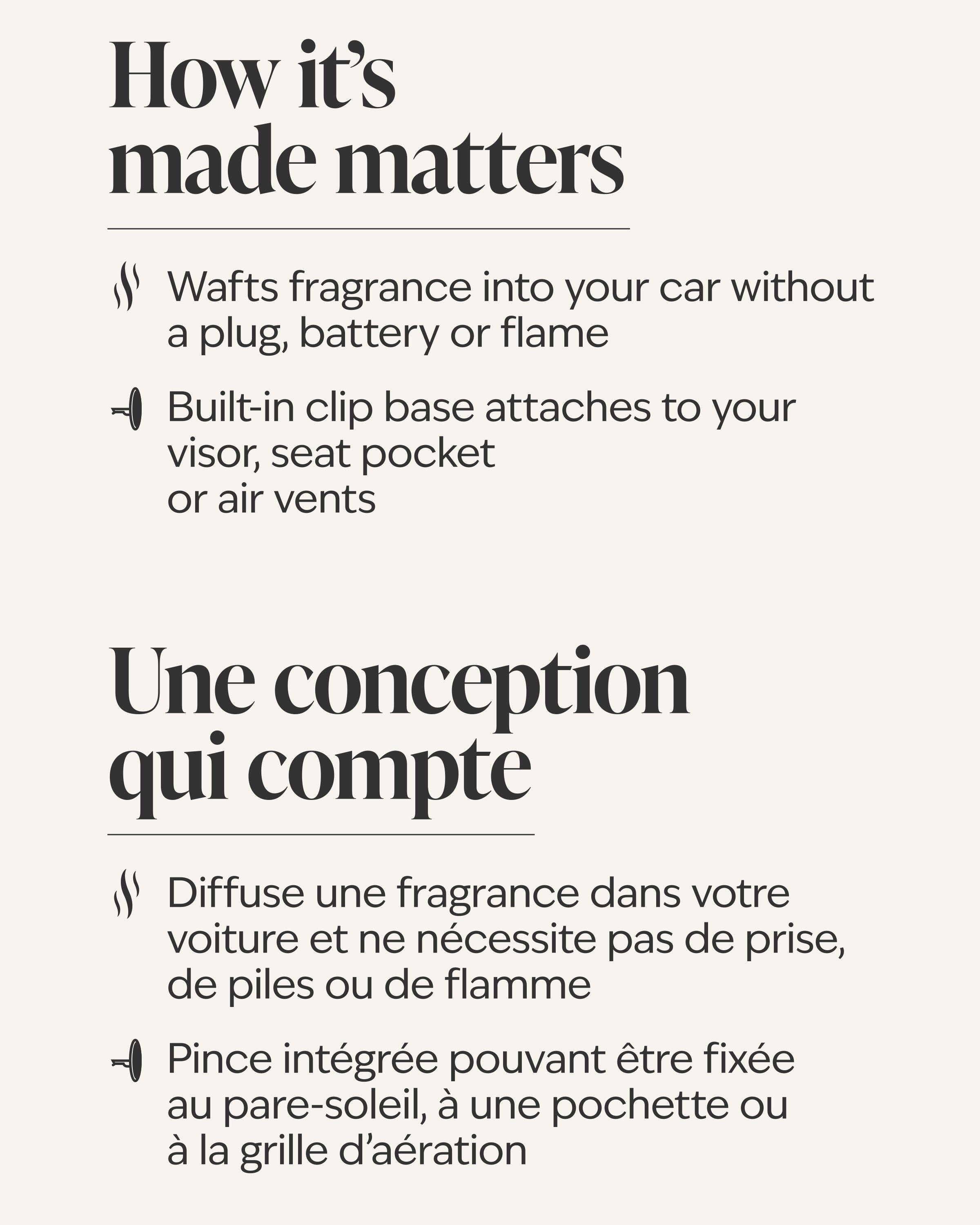 Pressed Floral Car Fragrance Holder