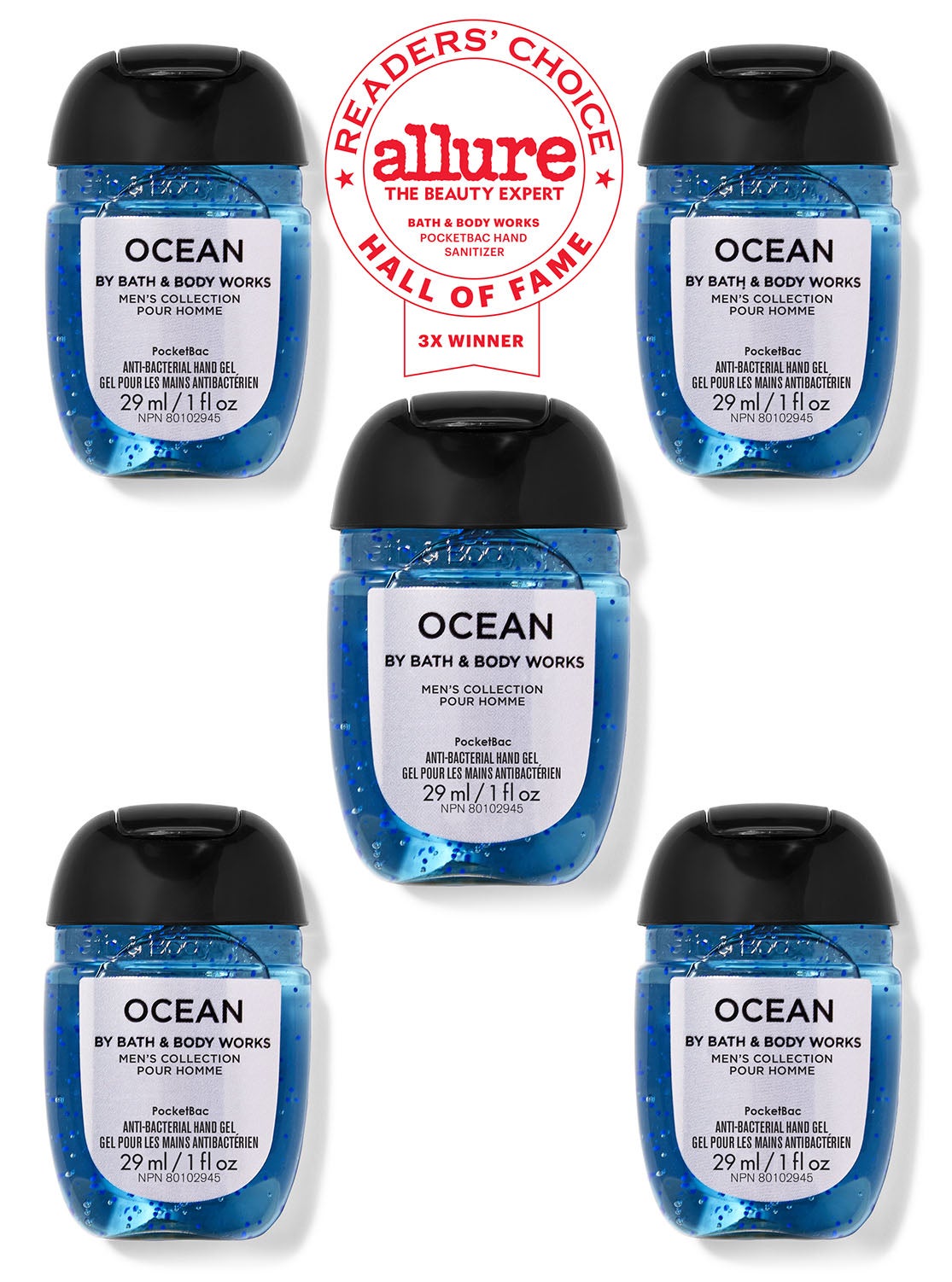 Ocean PocketBac Hand Sanitizers, 5Pack Bath and Body Works