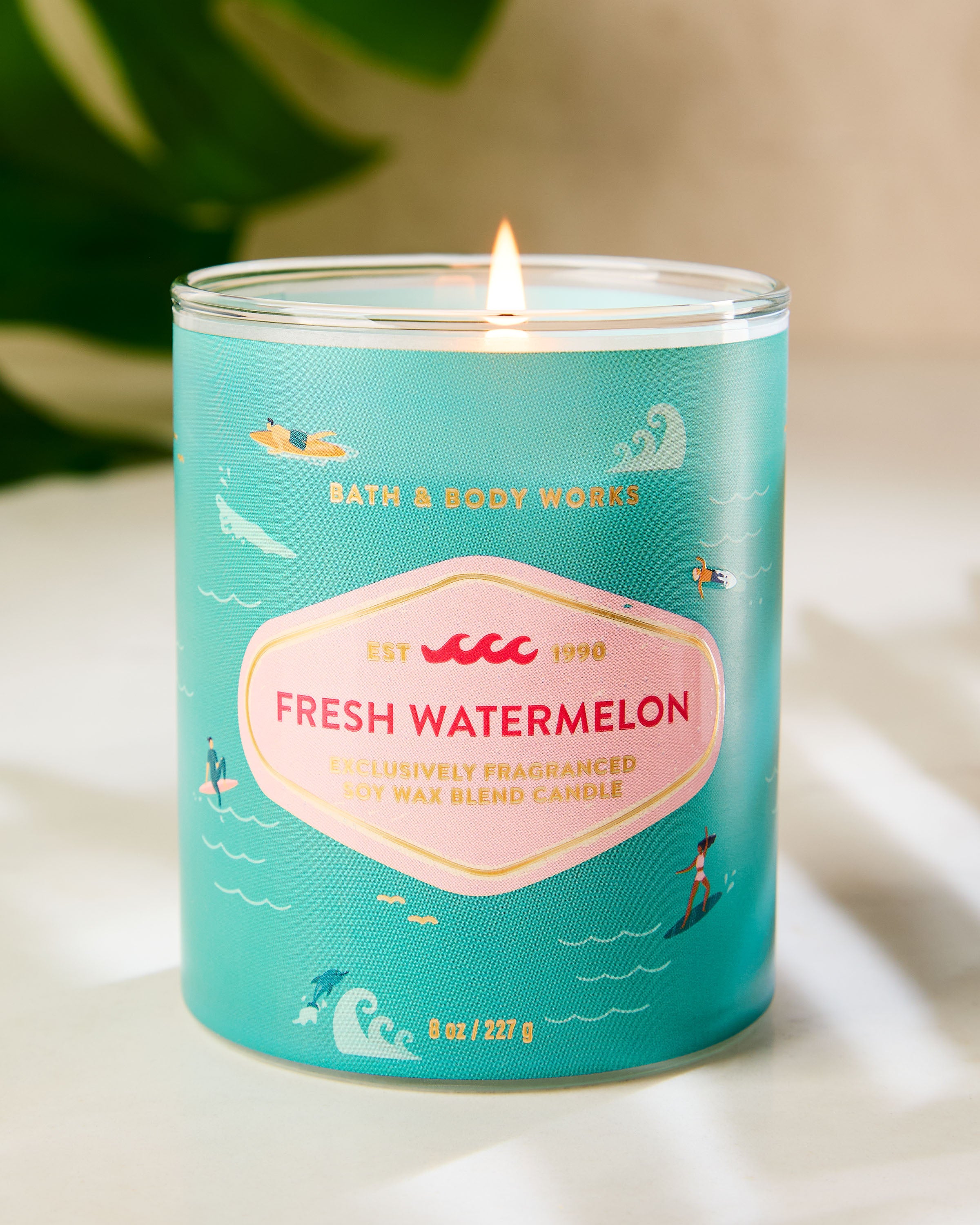 Fresh Watermelon Single Wick Candle