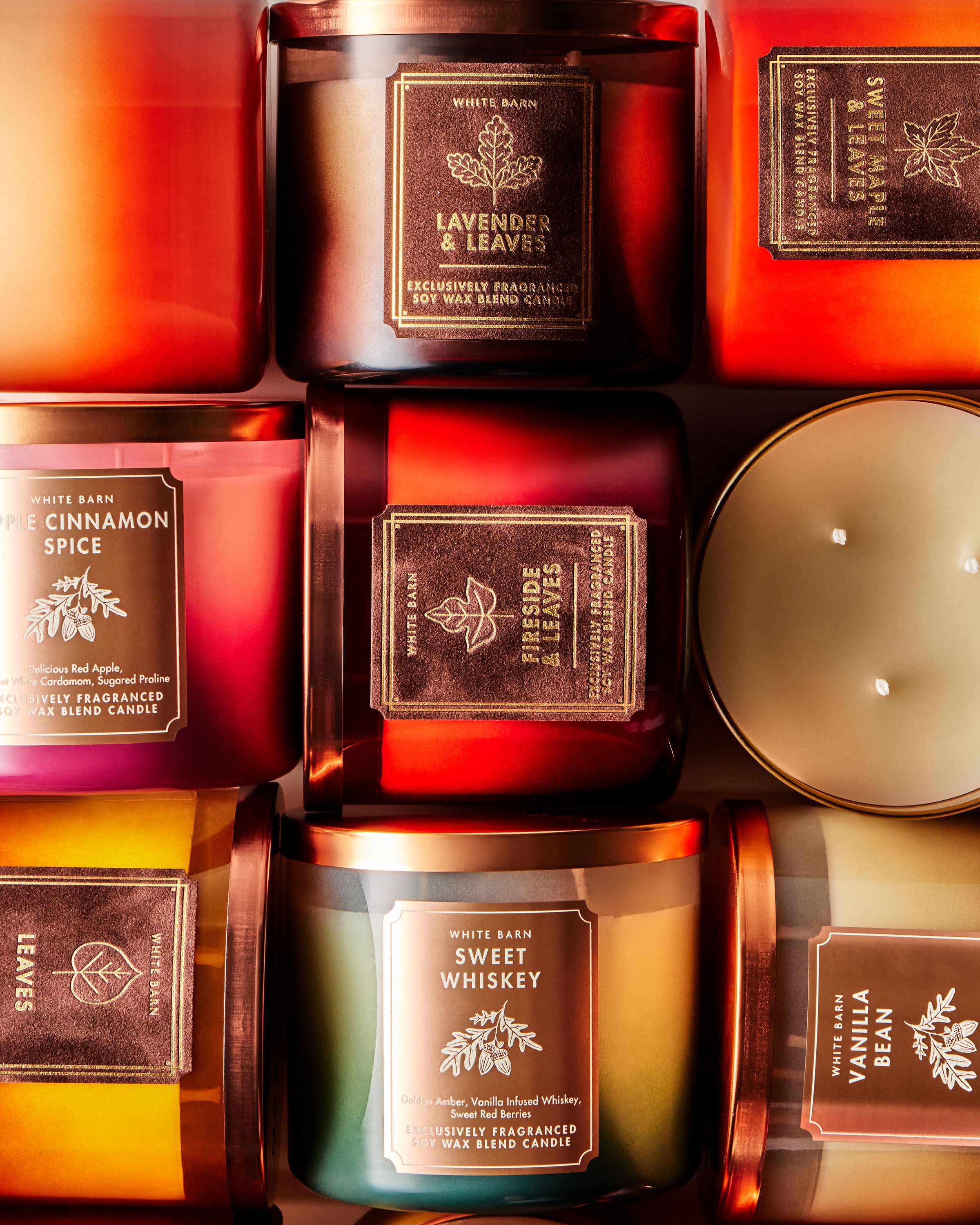 Sweet Maple & Leaves 3-Wick Candle