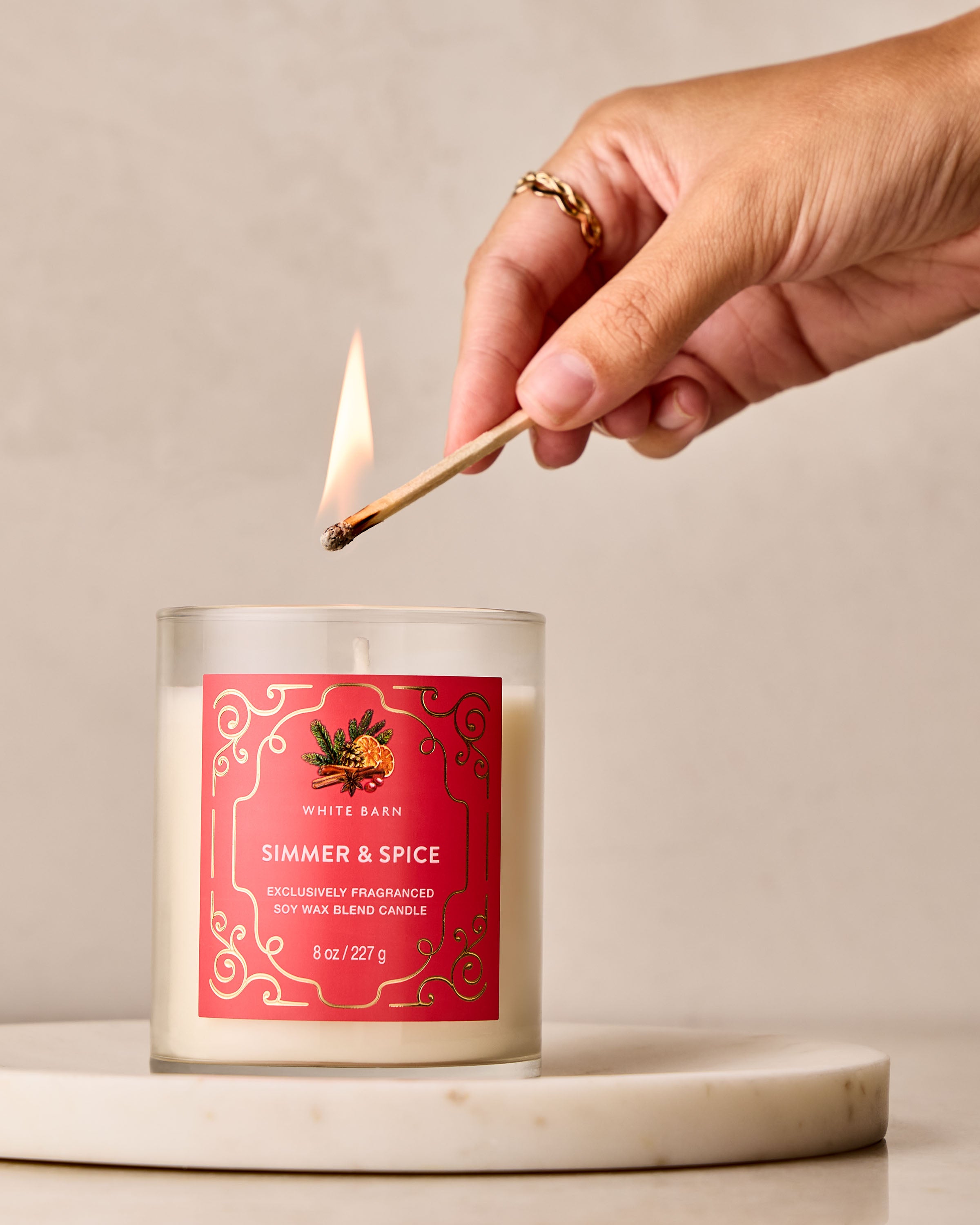 Chandelle à une mèche Simmer & Spice