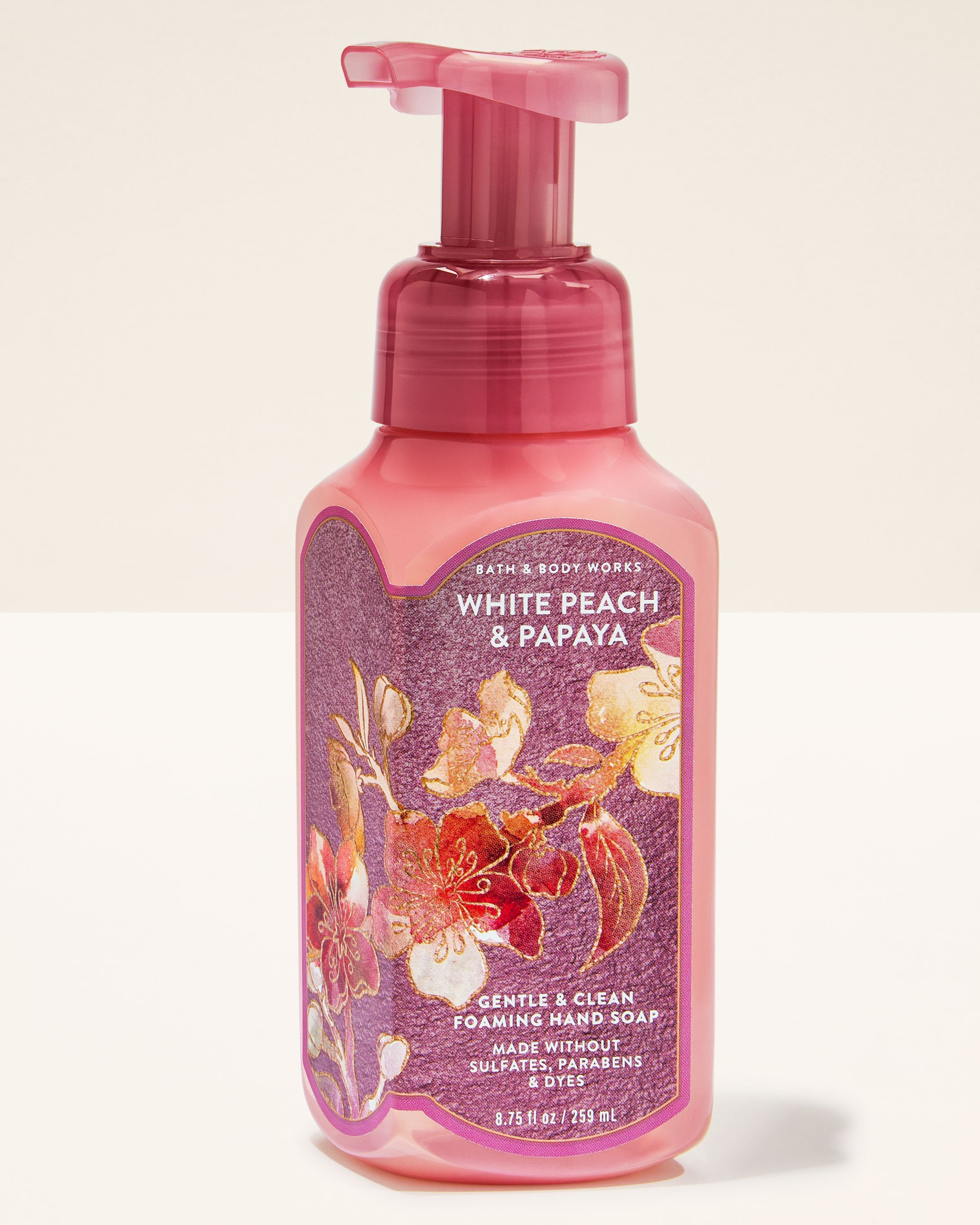 White Peach & Papaya Gentle & Clean Foaming Hand Soap