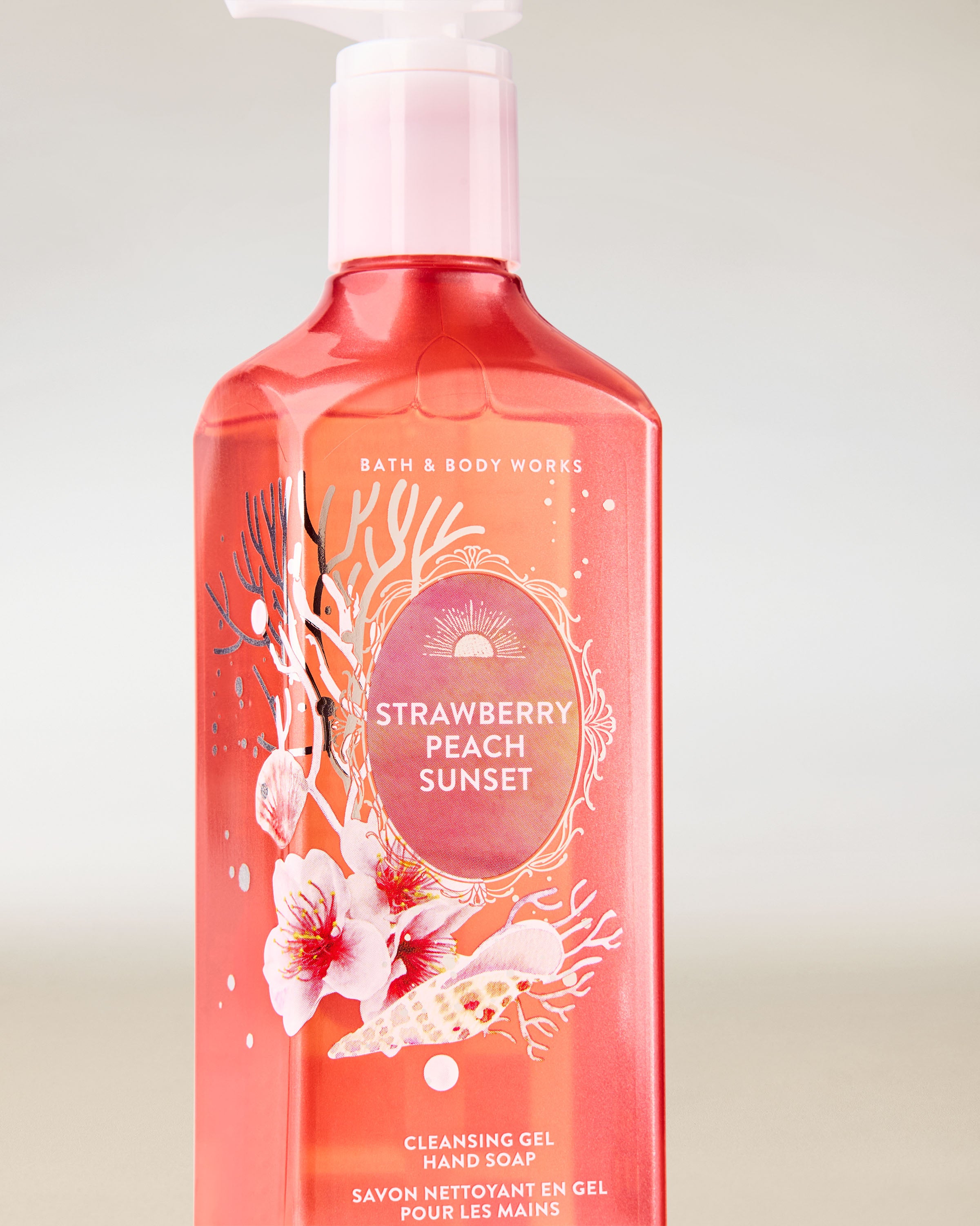 Strawberry Peach Sunset Cleansing Gel Hand Soap