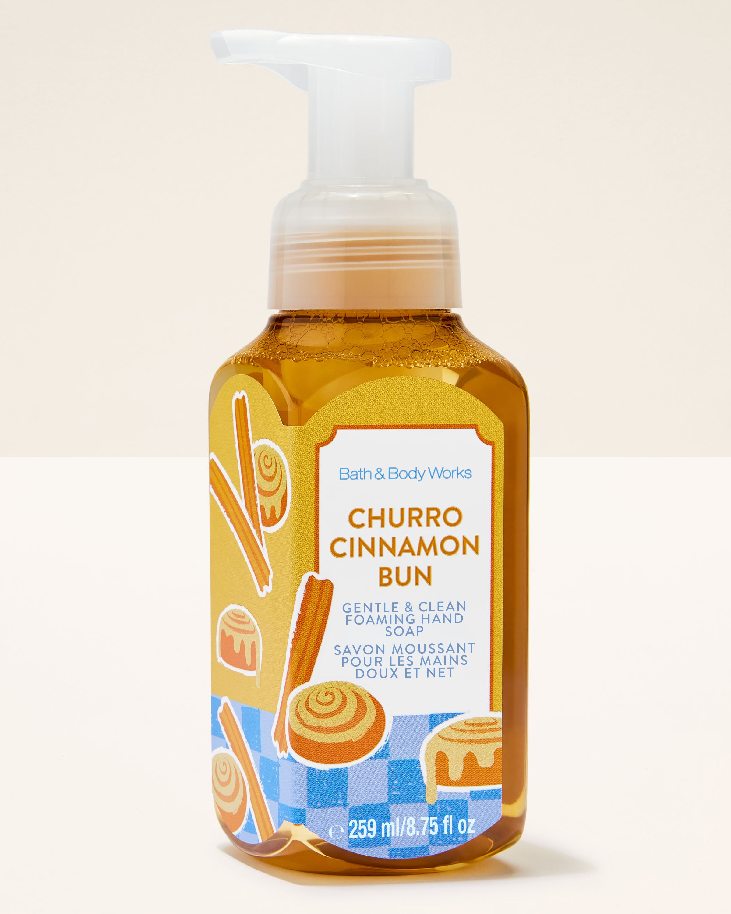 Churro Cinnamon Bun Gentle & Clean Foaming Hand Soap