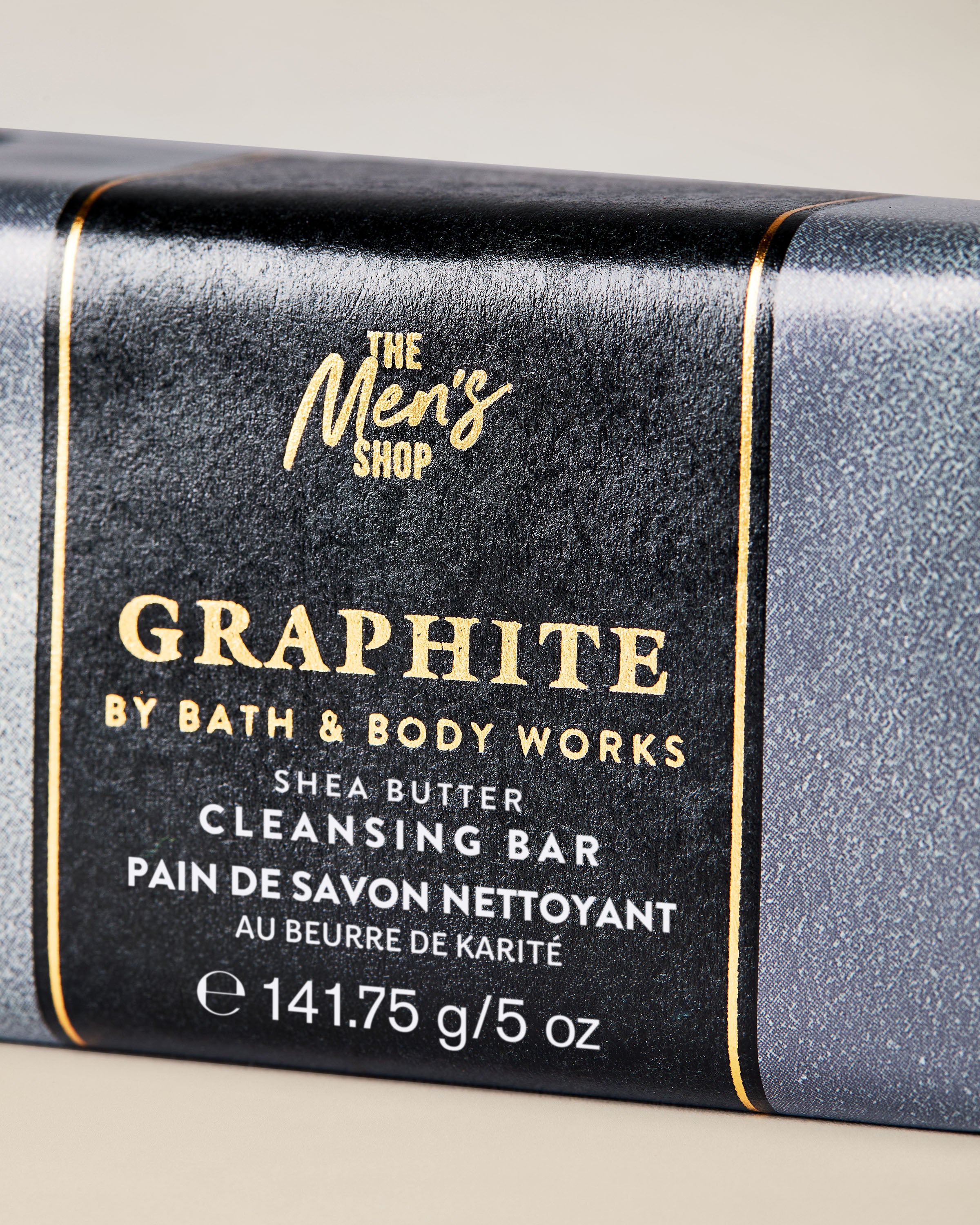 Graphite Shea Butter Cleansing Bar