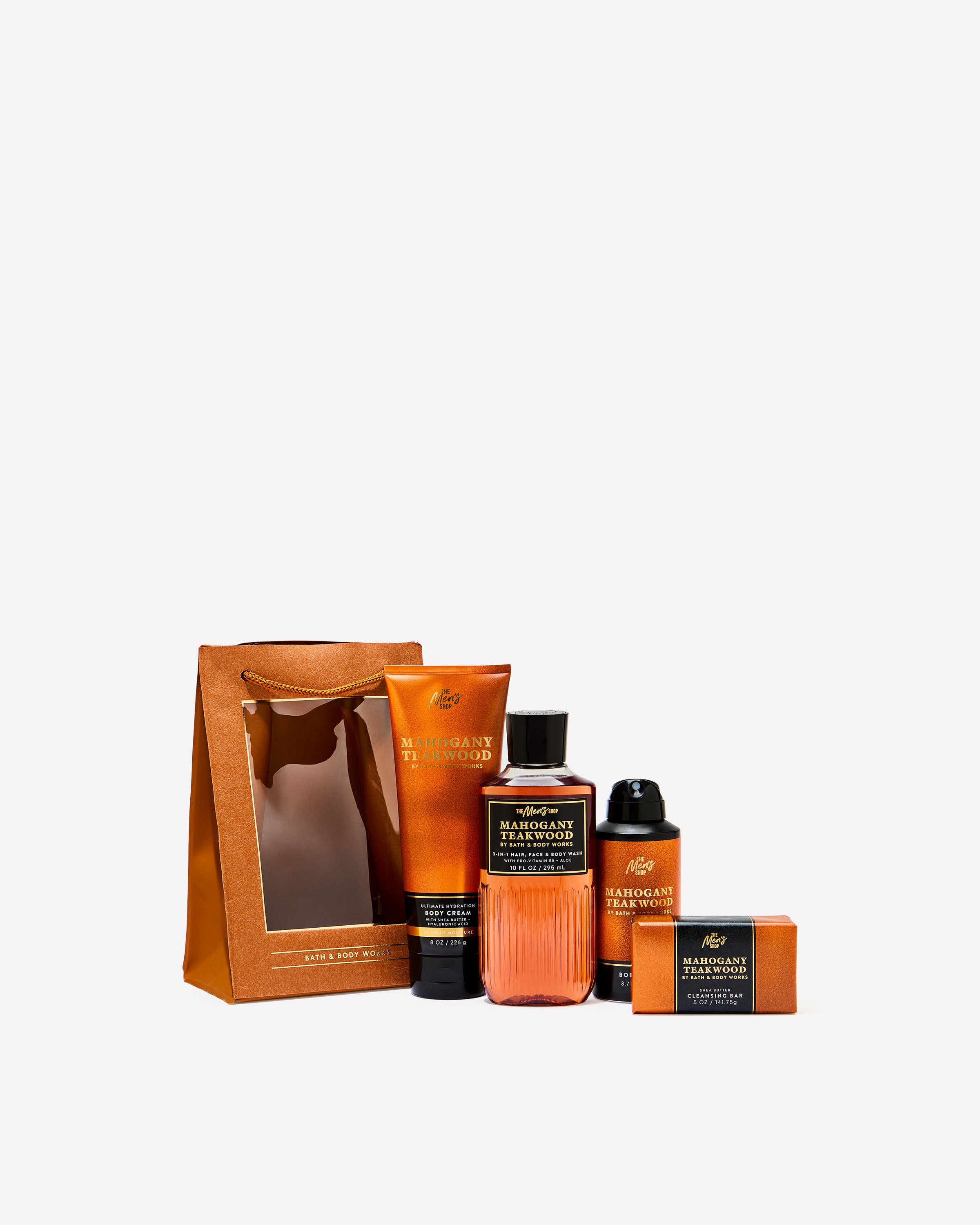 Ensemble-cadeau Mahogany Teakwood