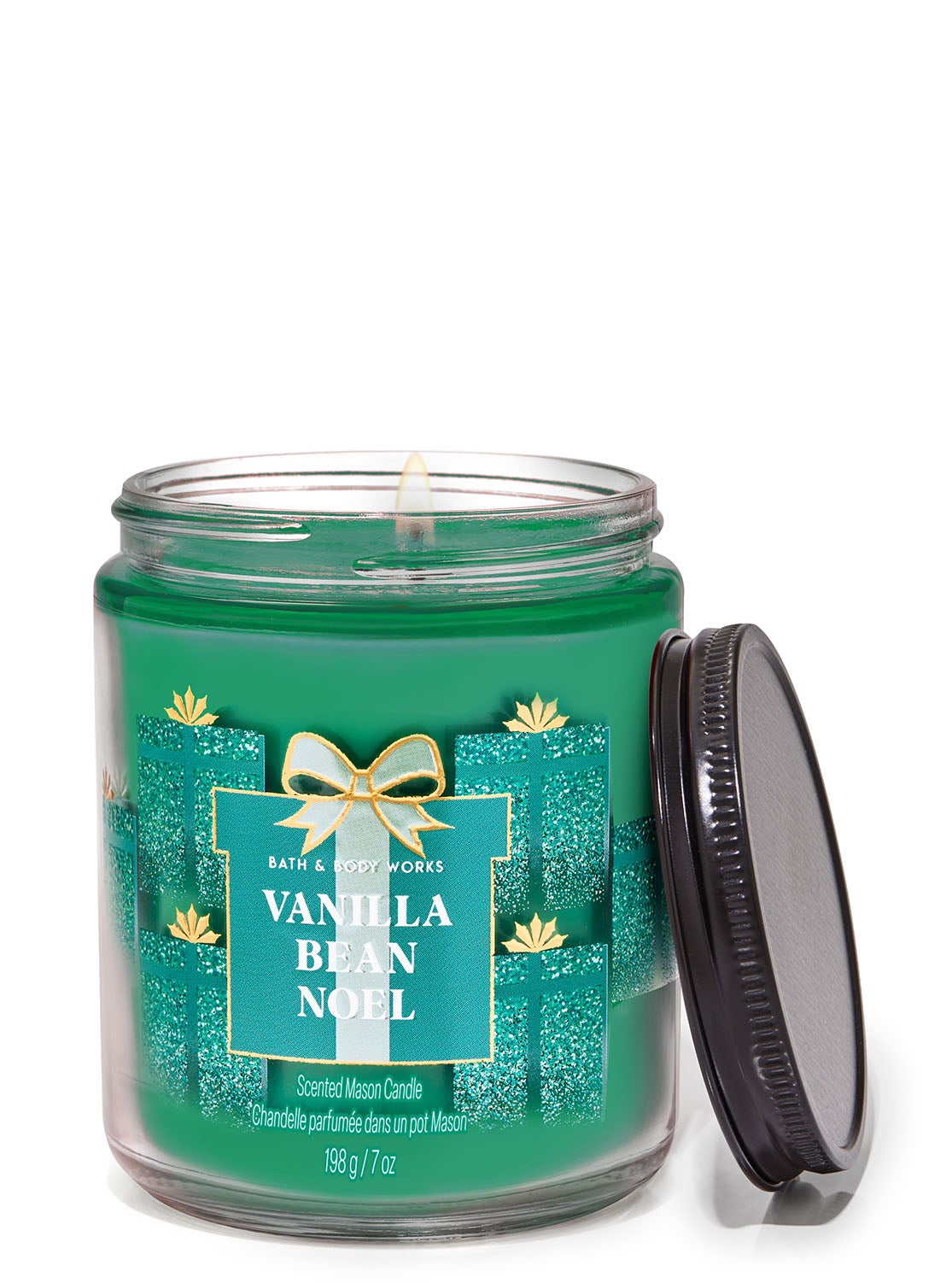 Vanilla Bean Noel Mason Single Wick Candle Bath and Body Works