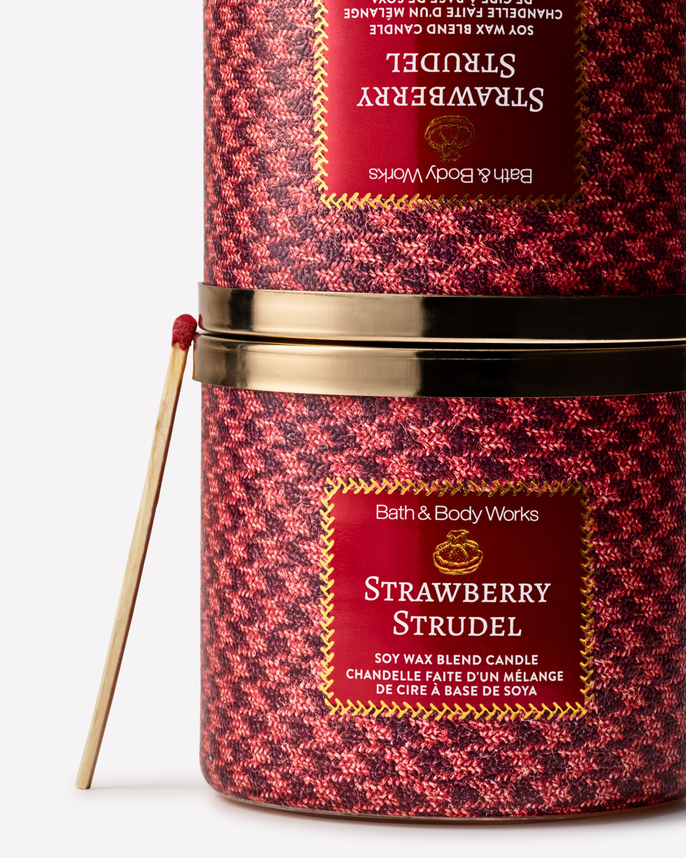 Strawberry Strudel 3-Wick Candle