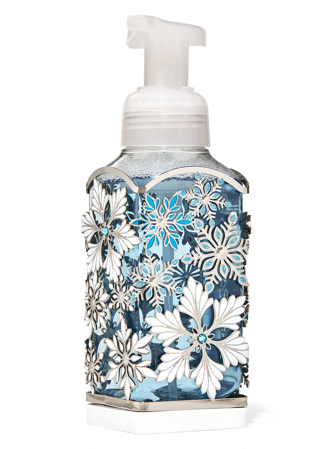 Sparkly Snowflakes Gentle Foaming Soap Holder Bath and Body Works