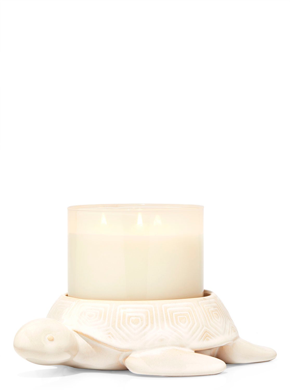 Ceramic Sea Turtle 3-Wick Candle Holder