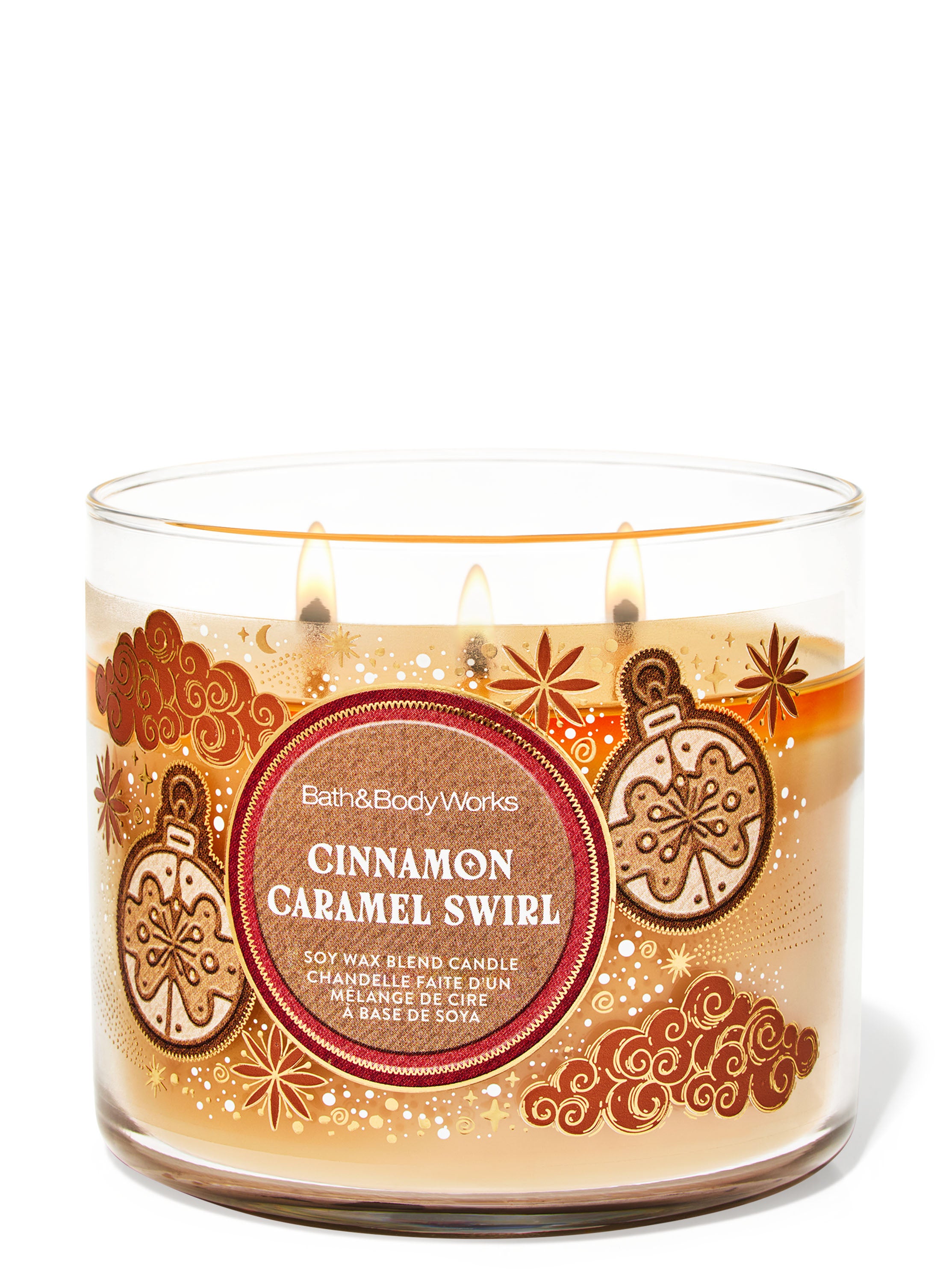 Cinnamon Caramel Swirl 3-Wick Candle