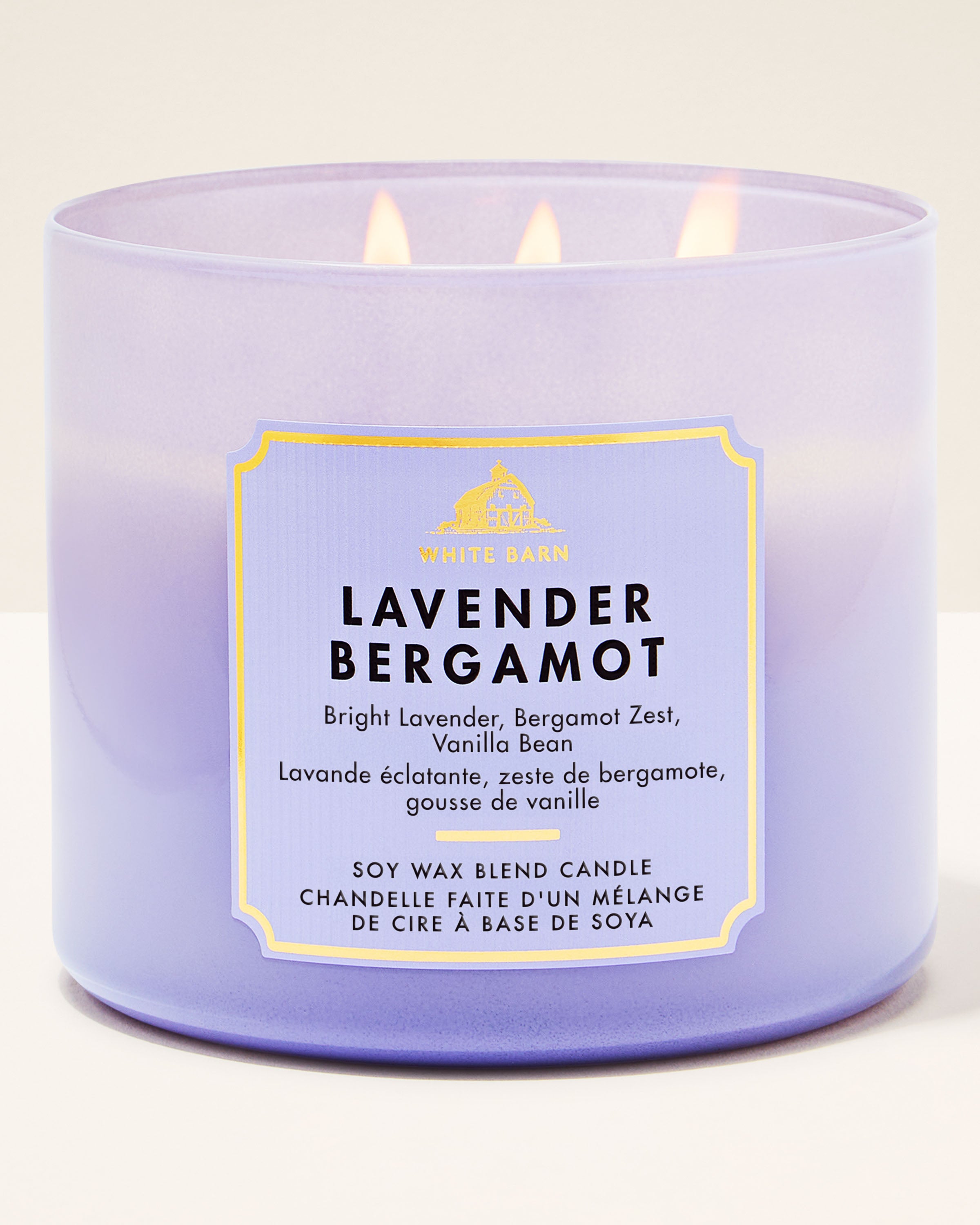 Lavender Bergamot 3-Wick Candle