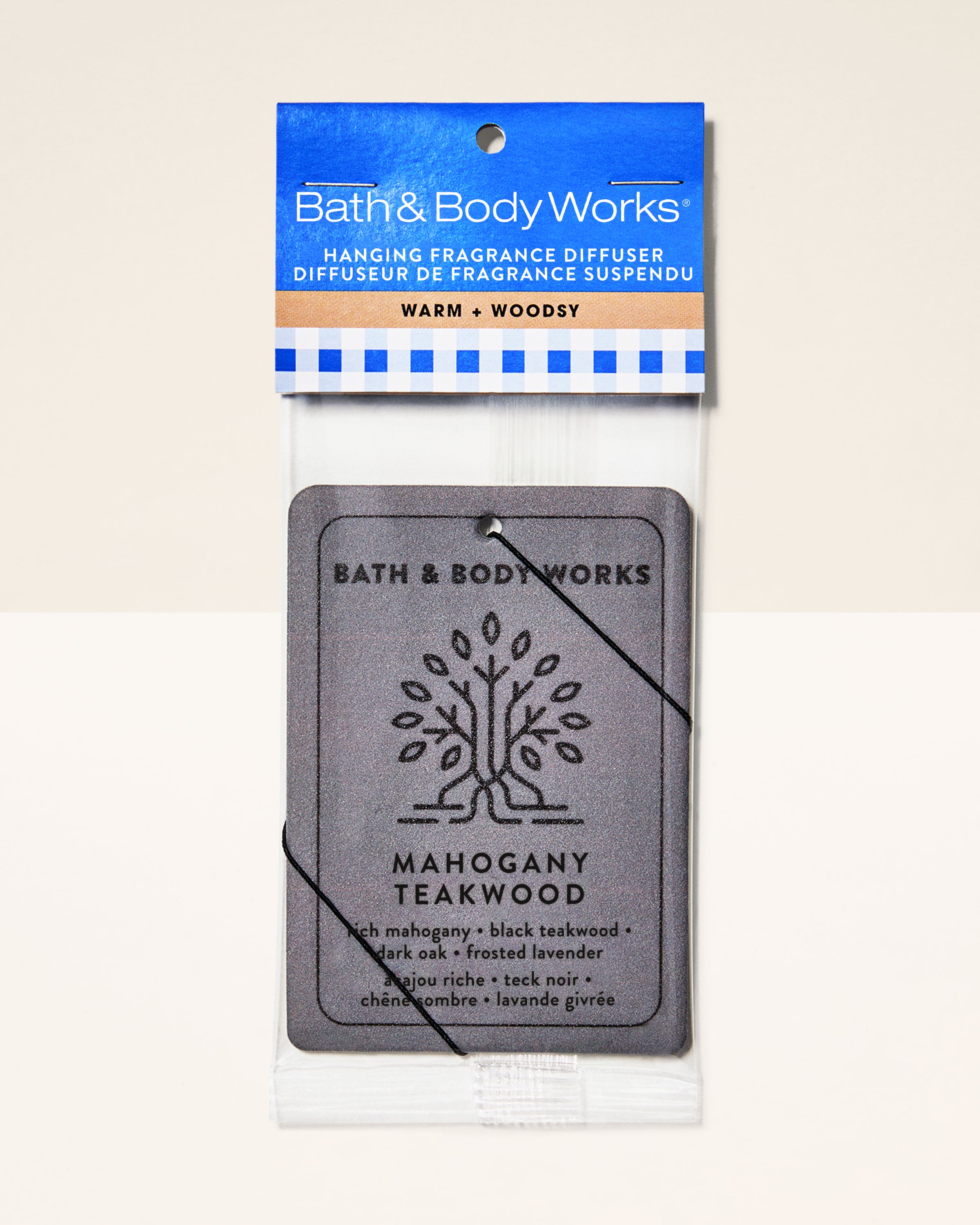 Mahogany Teakwood Hanging Fragrance Diffuser