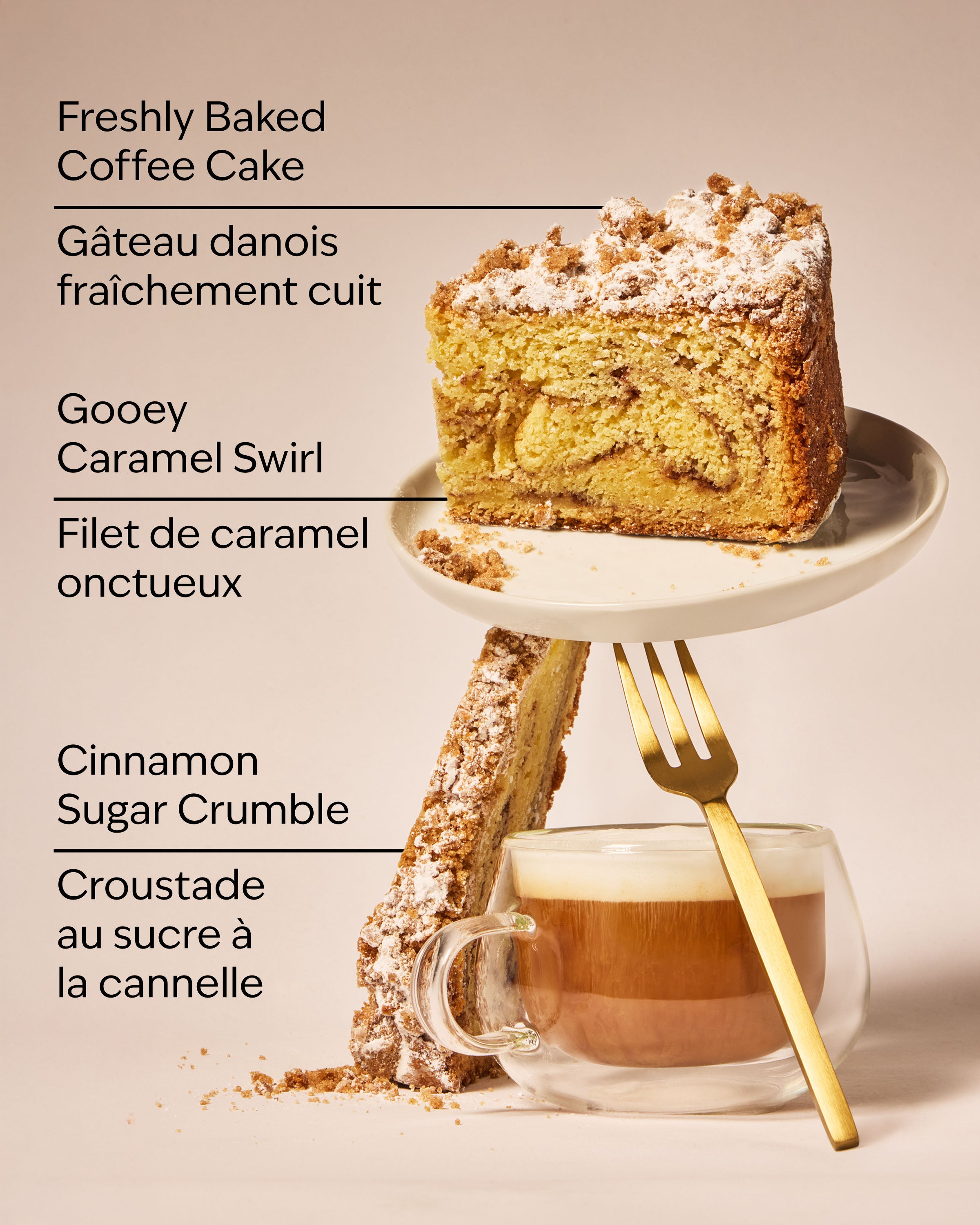 Cinnamon Sugar Coffee Cake 3-Wick Candle
