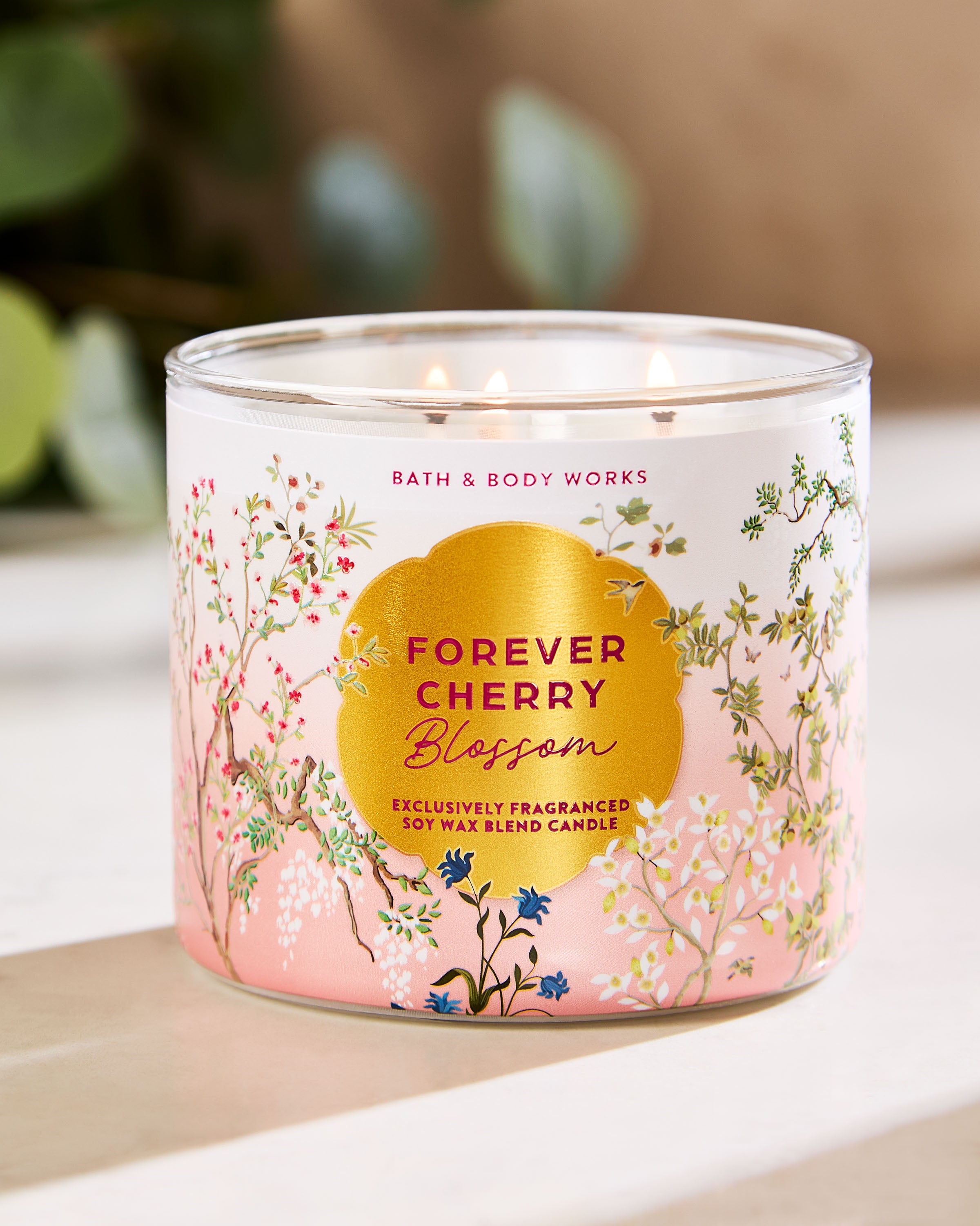 Forever Cherry Blossom 3-Wick Candle
