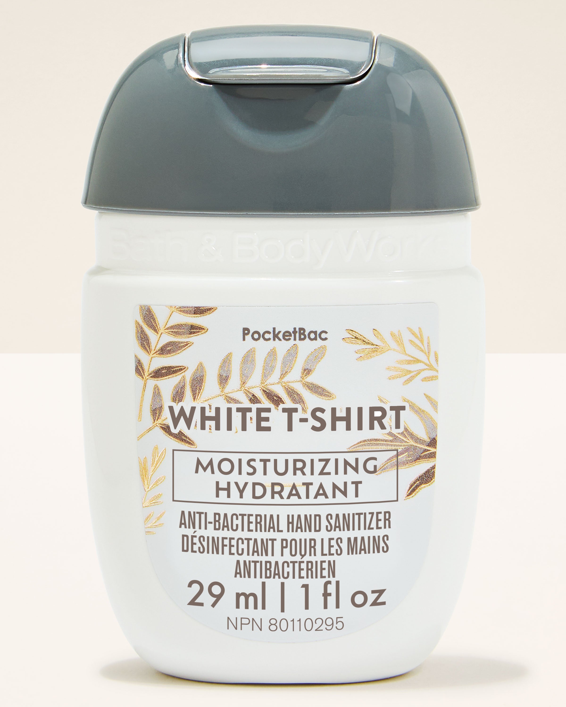 White T-Shirt PocketBac Hand Sanitizer