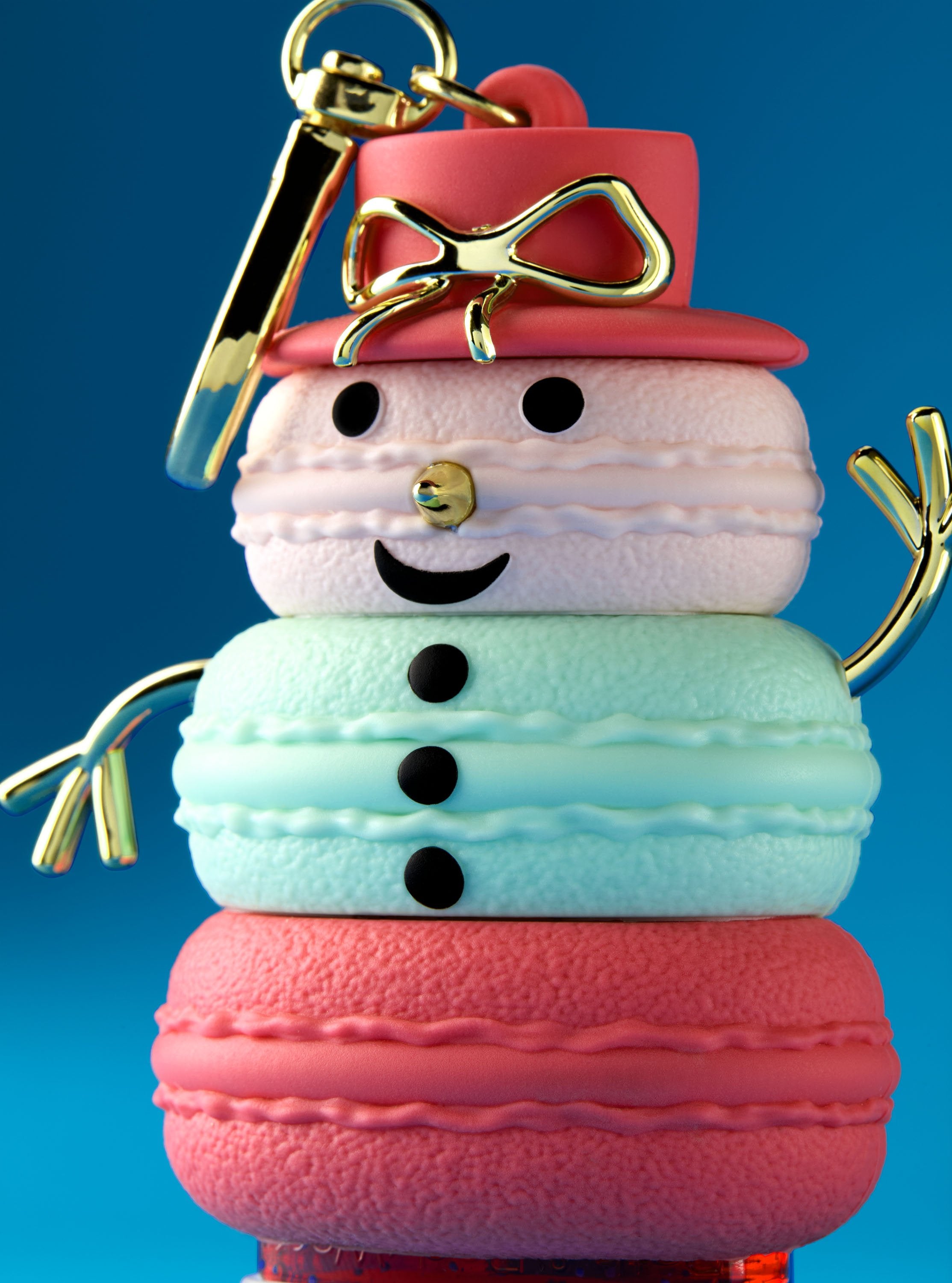 Macaron Snowman PocketBac Holder