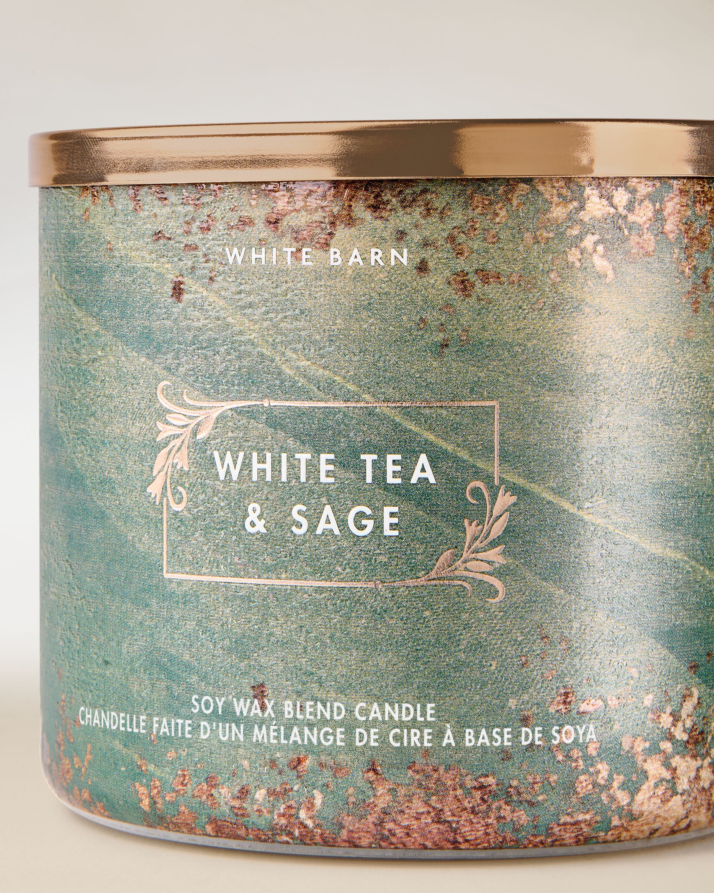 White Tea & Sage 3-Wick Candle