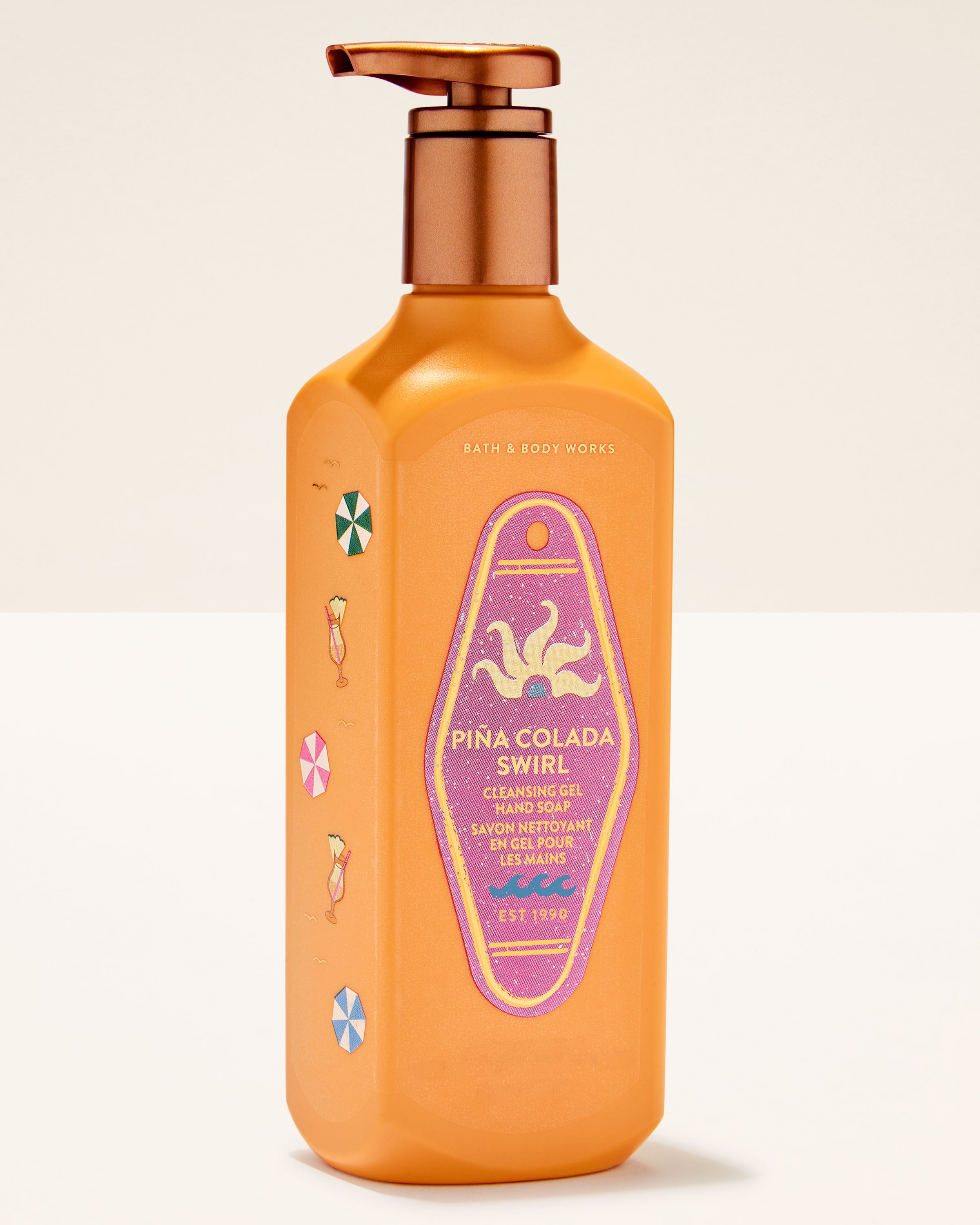 Piña Colada Swirl Cleansing Gel Hand Soap