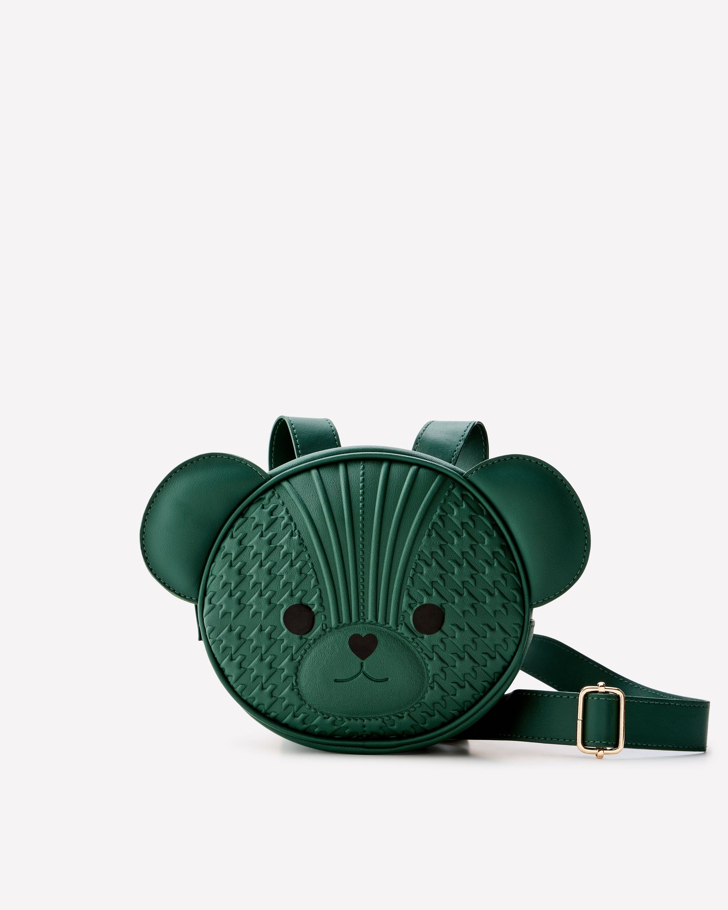 Green Bear Mini Backpack