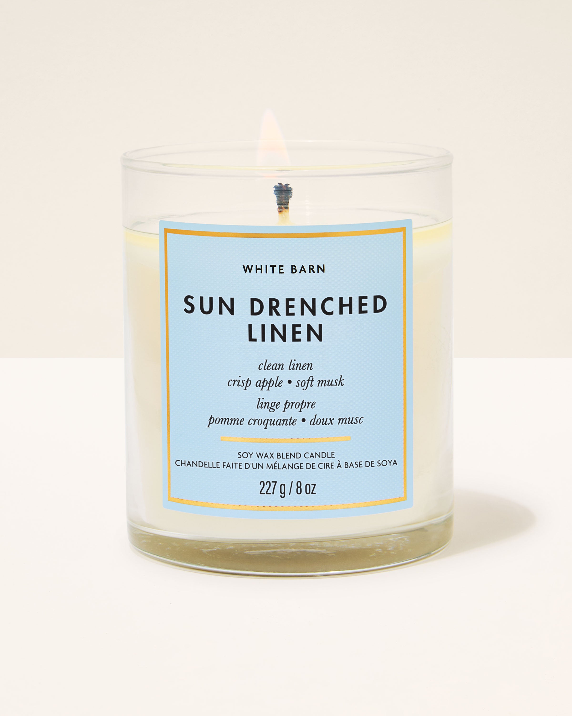 Sun Drenched Linen Single Wick Candle