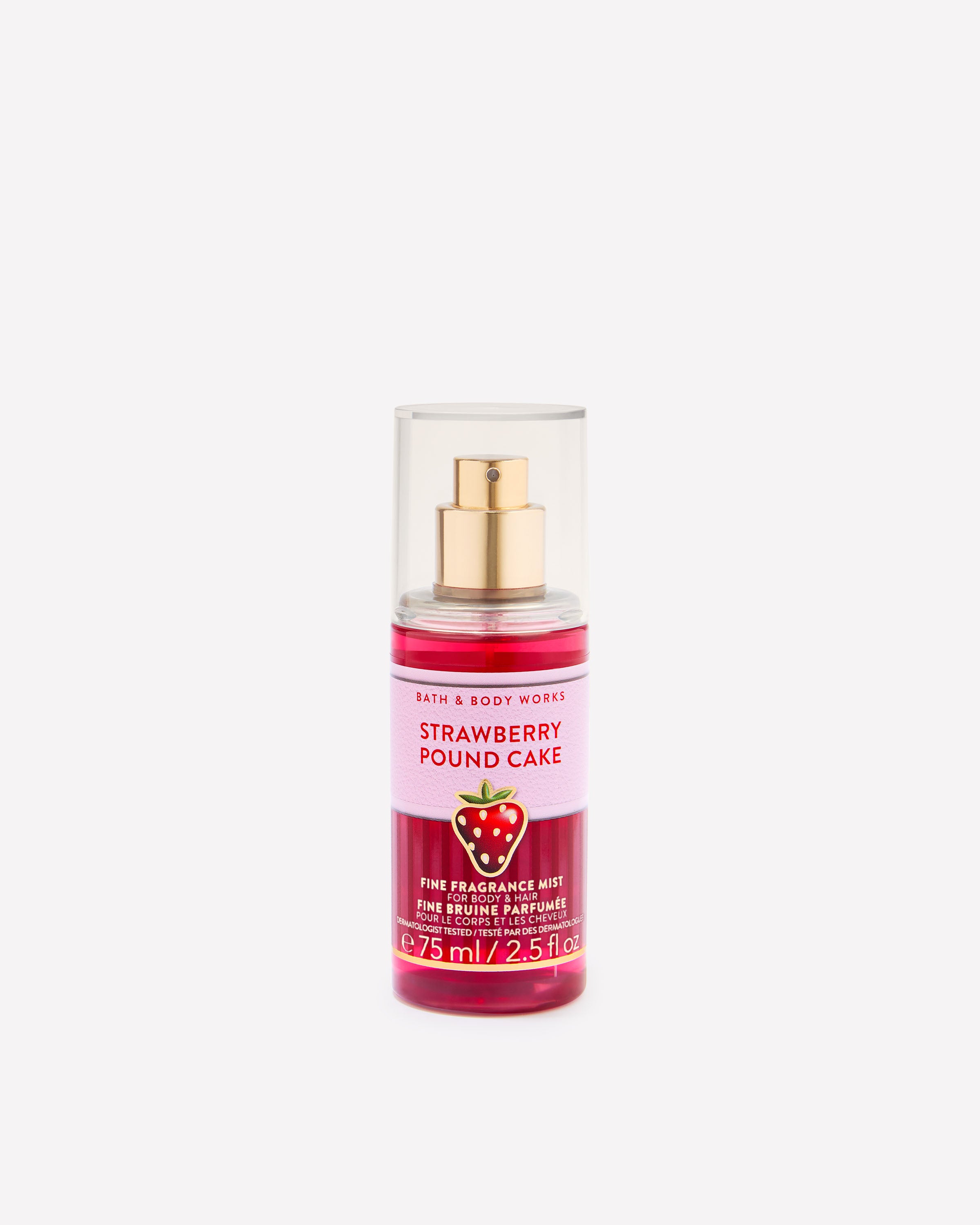 Fine bruine parfumée format mini Strawberry Pound Cake