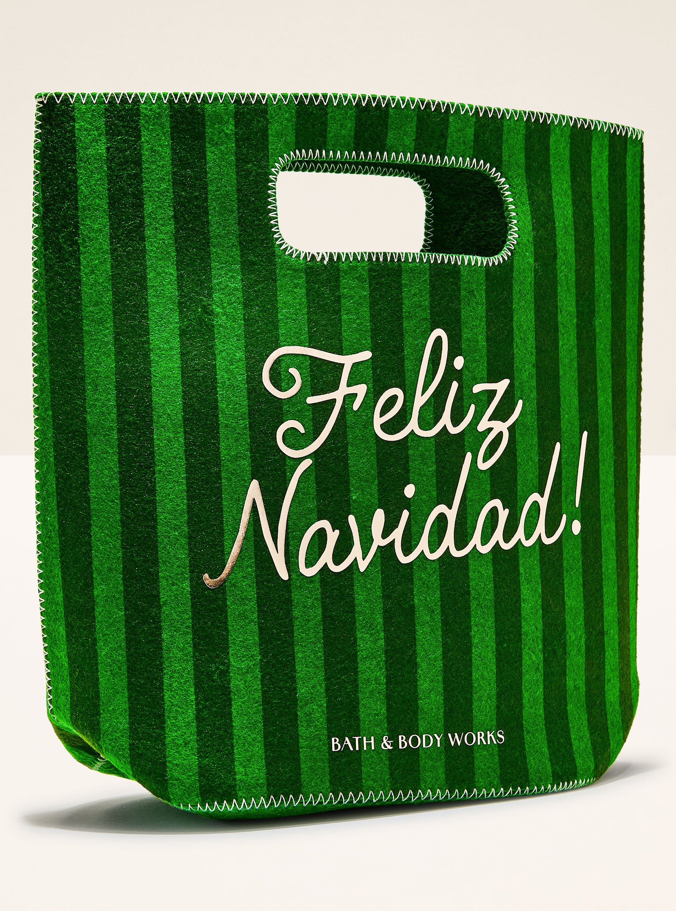 Green Feliz Navidad Gift Bag