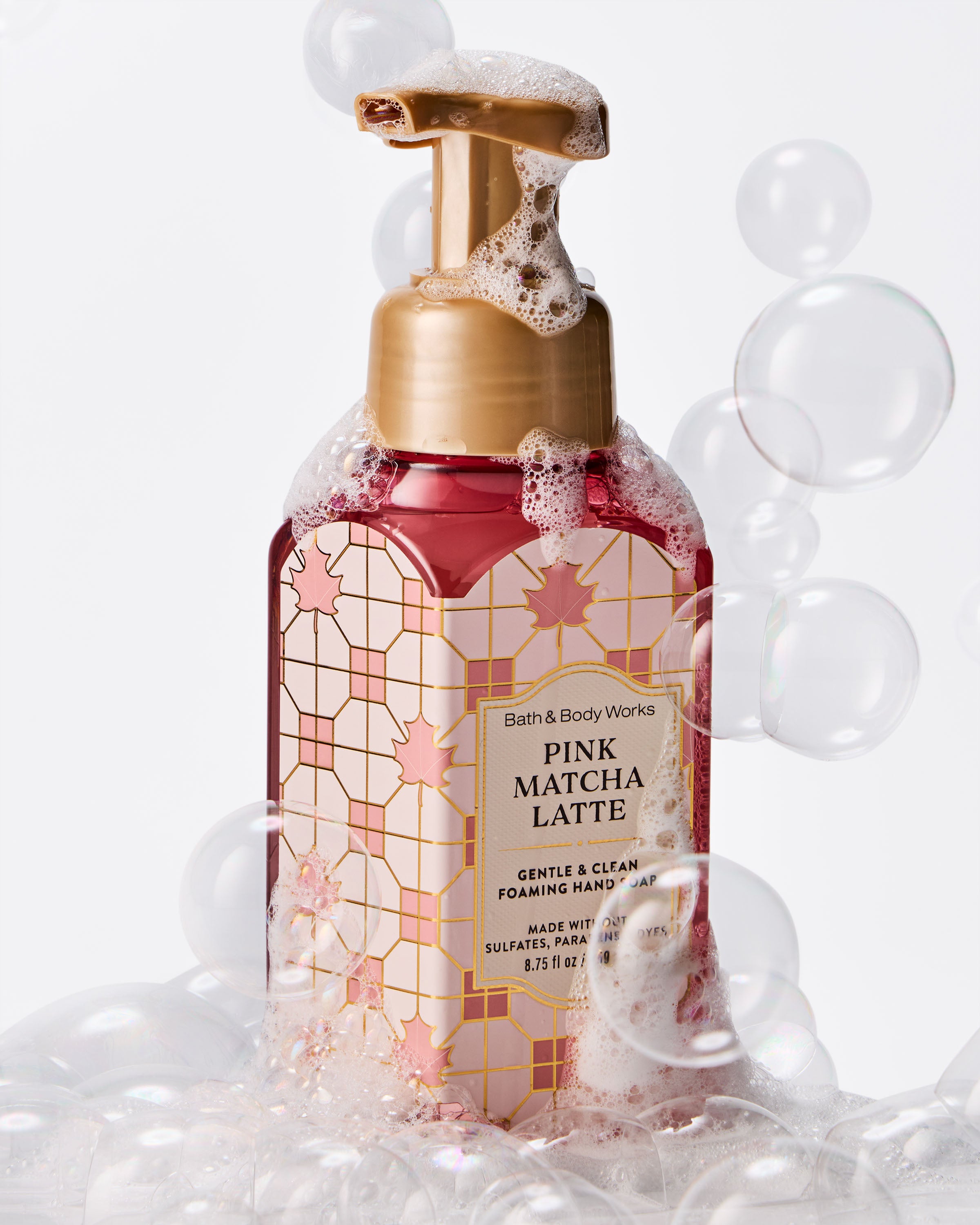 Pink Matcha Latte Gentle & Clean Foaming Hand Soap