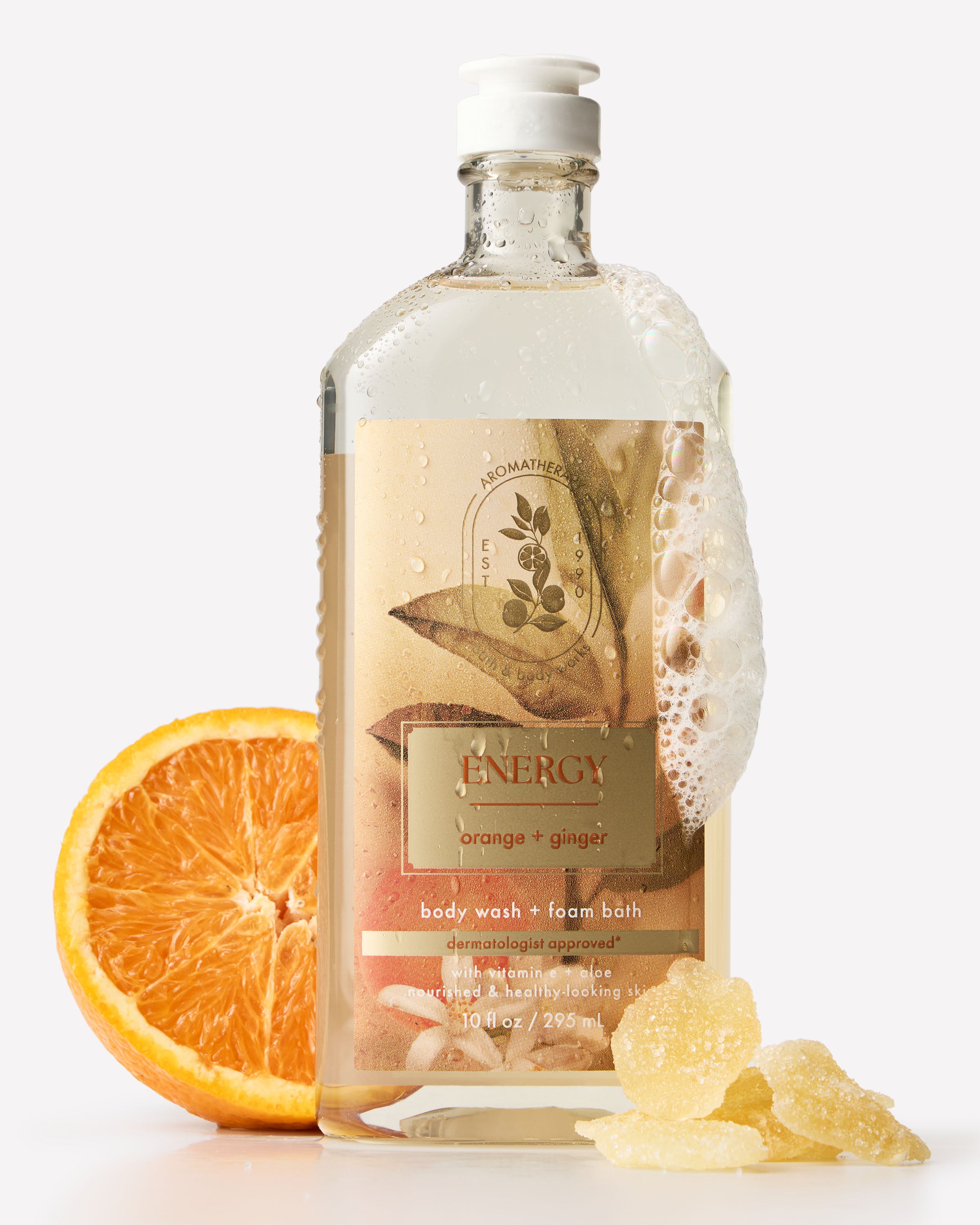 Orange Ginger Body Wash & Foam Bath