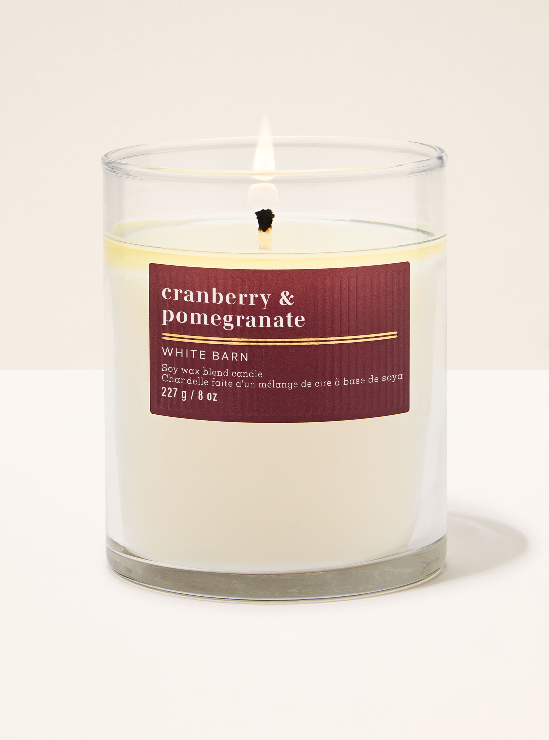 Cranberry & Pomegranate Single Wick Candle